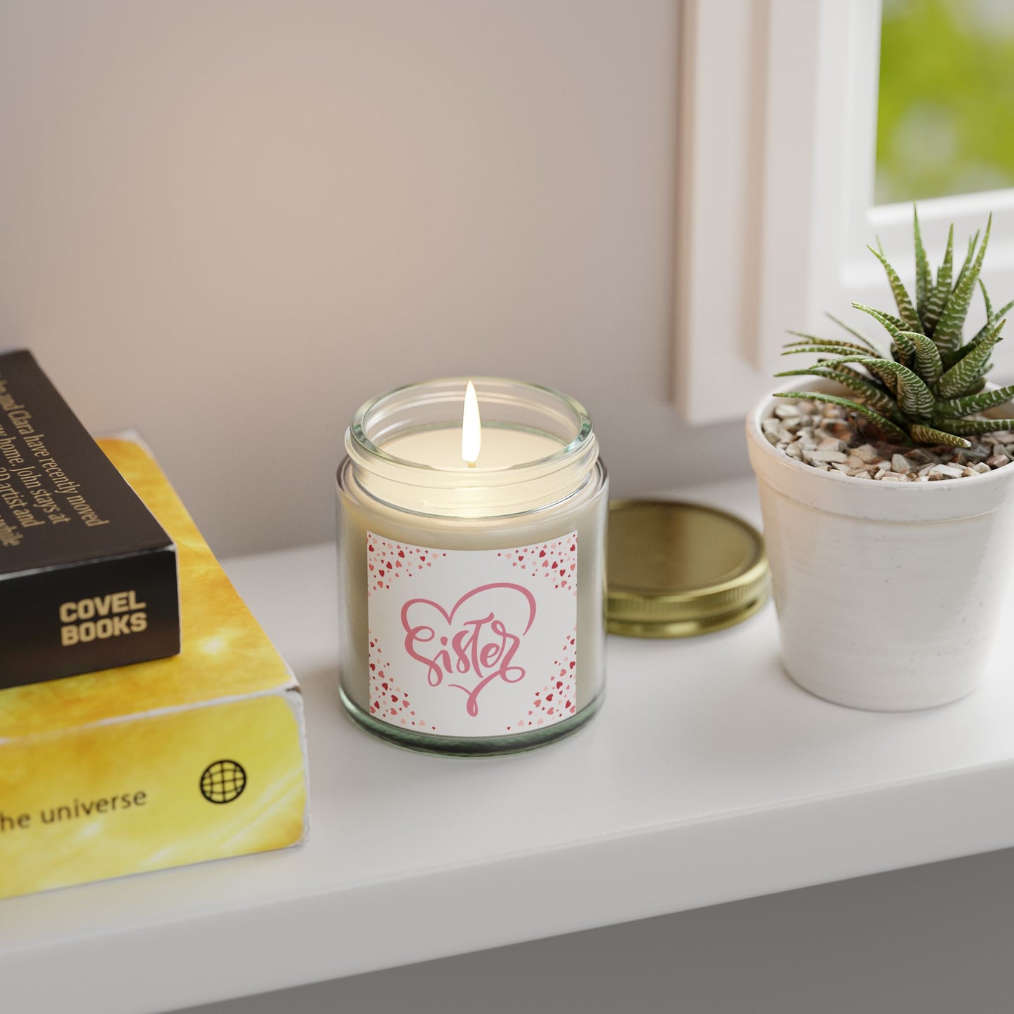 Sister Love Scented Candles - Coconut Apricot Wax (4oz & 9oz)