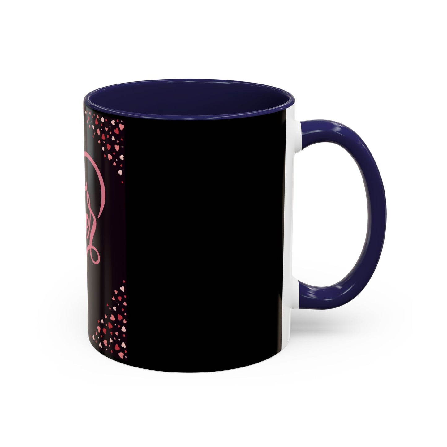 Sister Love Accent Coffee Mug - 11oz & 15oz Happy Heart Design for Gift Giving