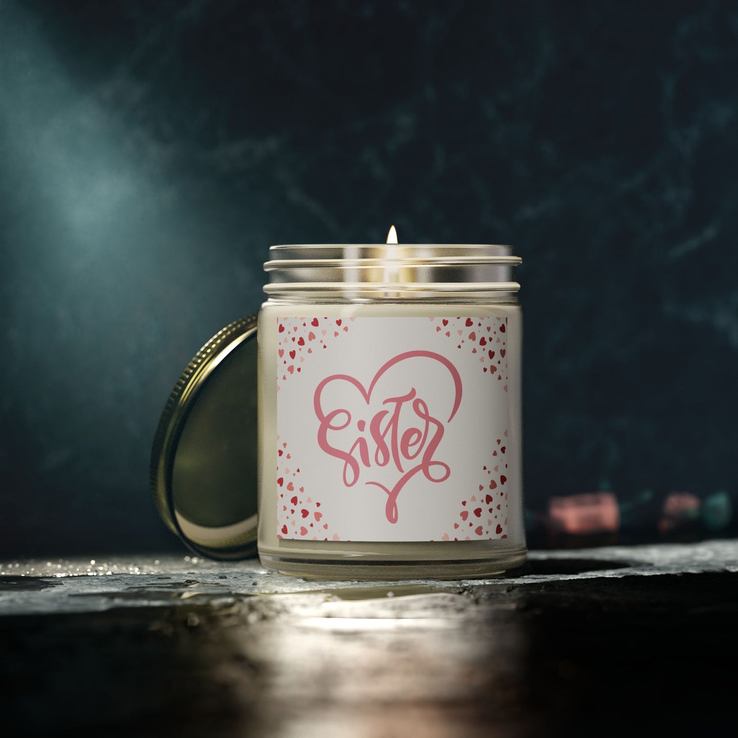 Sister Love Scented Candles - Coconut Apricot Wax (4oz & 9oz)
