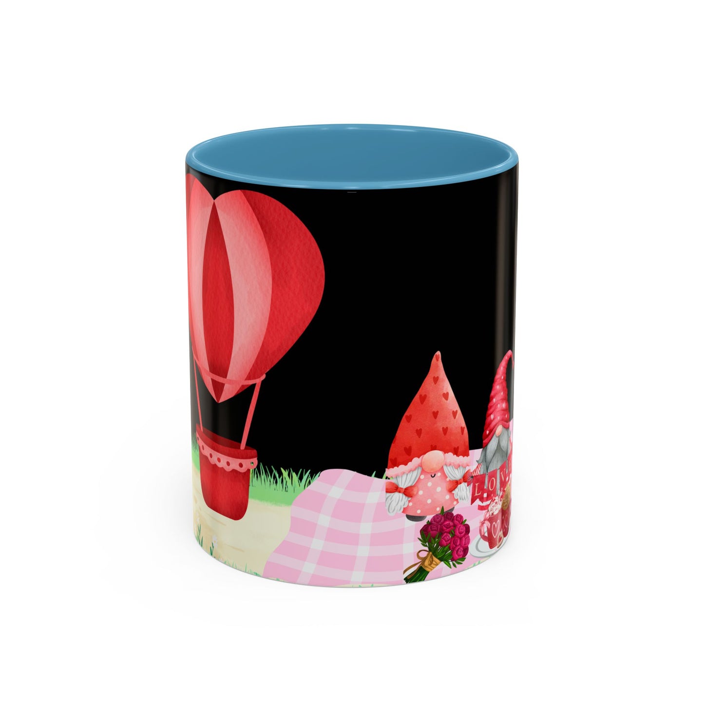 Love is in the Air Valentines Day -Accent Coffee Mug (11, 15oz)