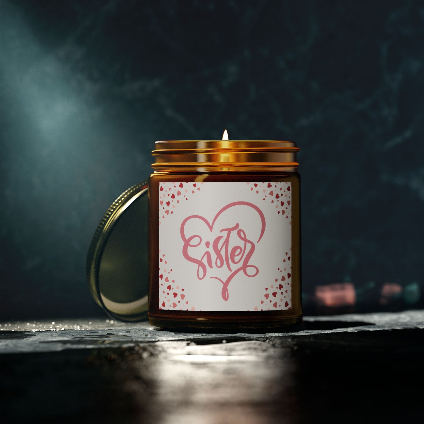Sister Love Scented Candles - Coconut Apricot Wax (4oz & 9oz)