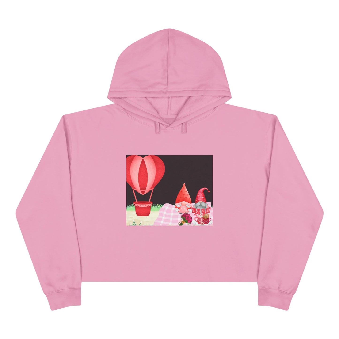 Love is in the Air- Valentine's DayCrop Hoodie