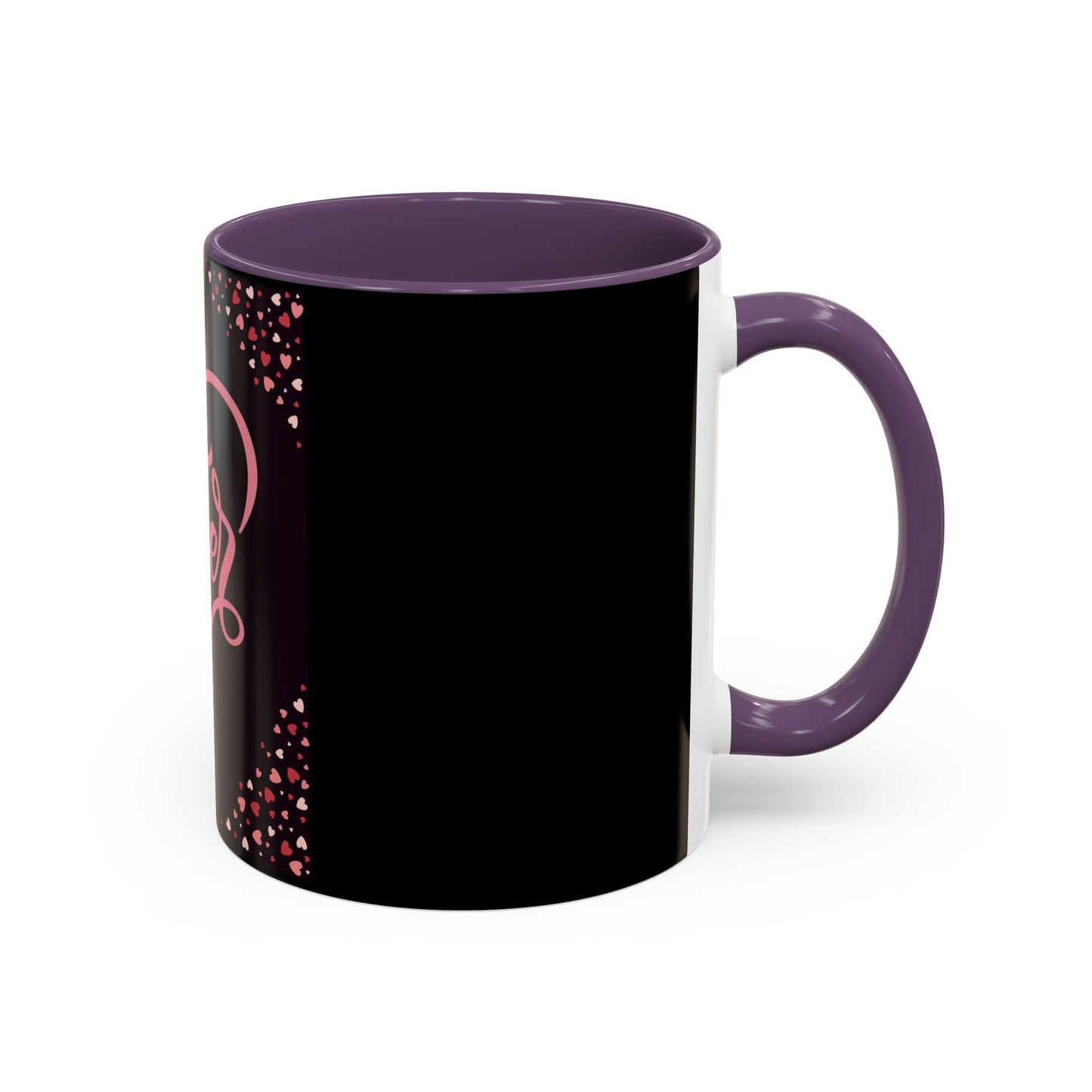 Sister Love Accent Coffee Mug - 11oz & 15oz Happy Heart Design for Gift Giving