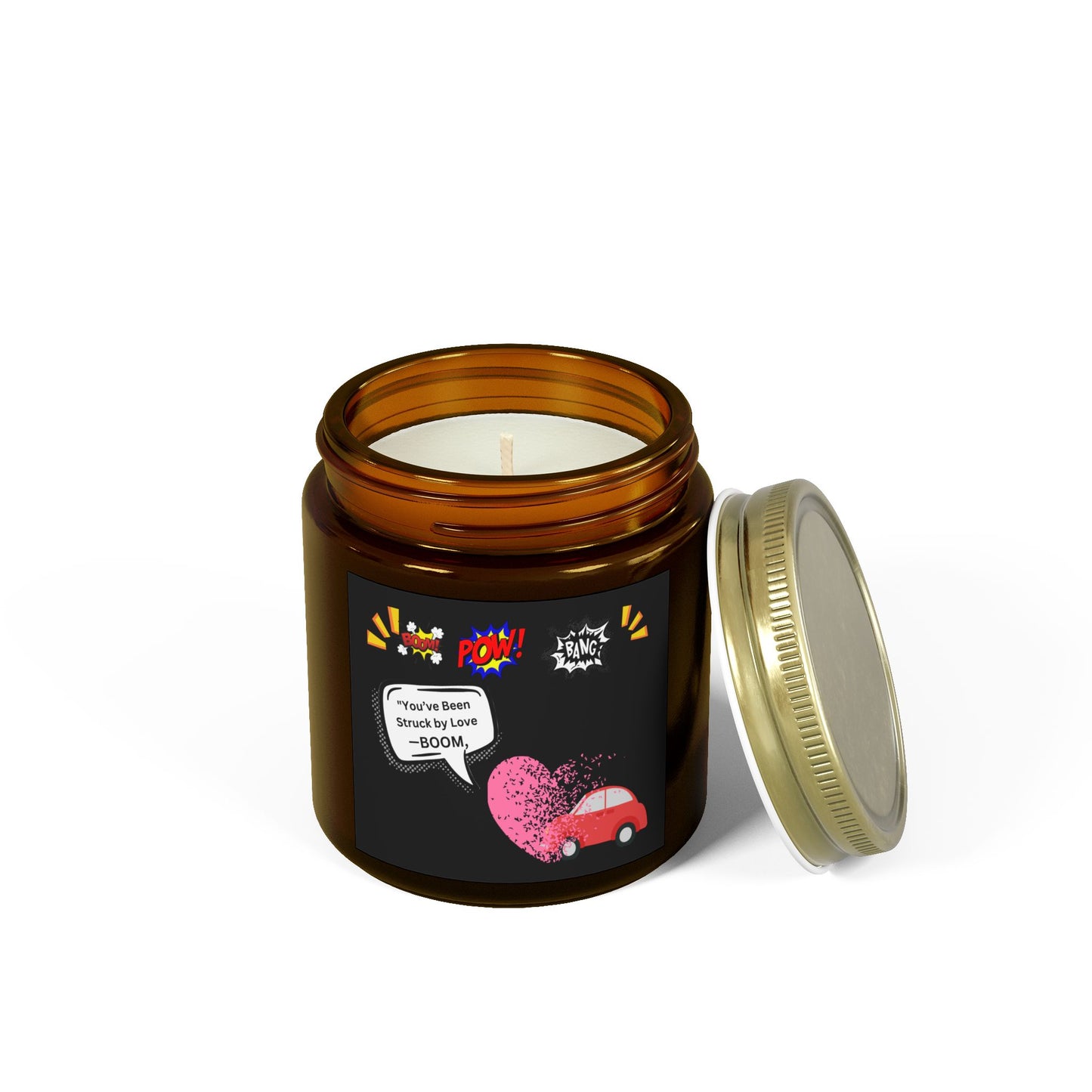 You been Struck by Love-Scented Candles, Coconut Apricot Wax (4oz, 9oz)
