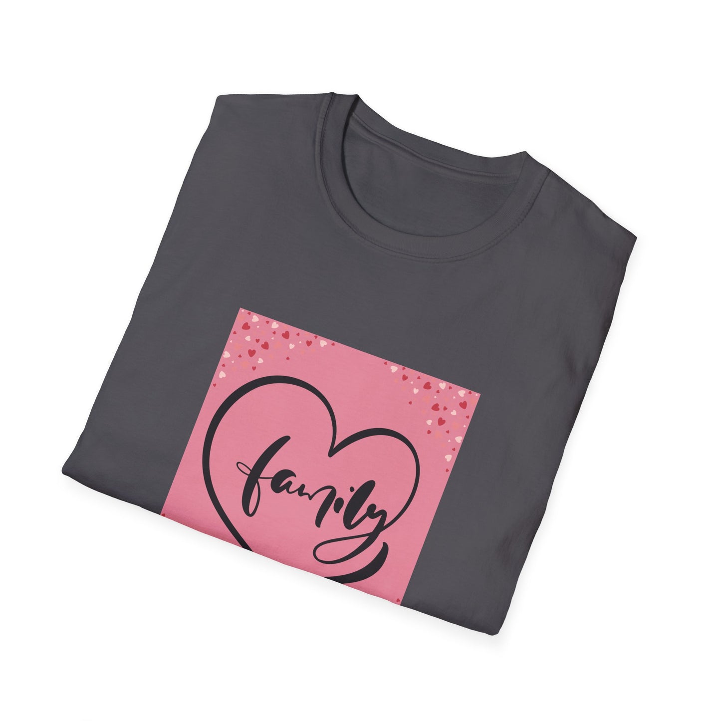 Family Love Unisex Softstyle T-Shirt - Perfect for Family Gatherings and Celebrations