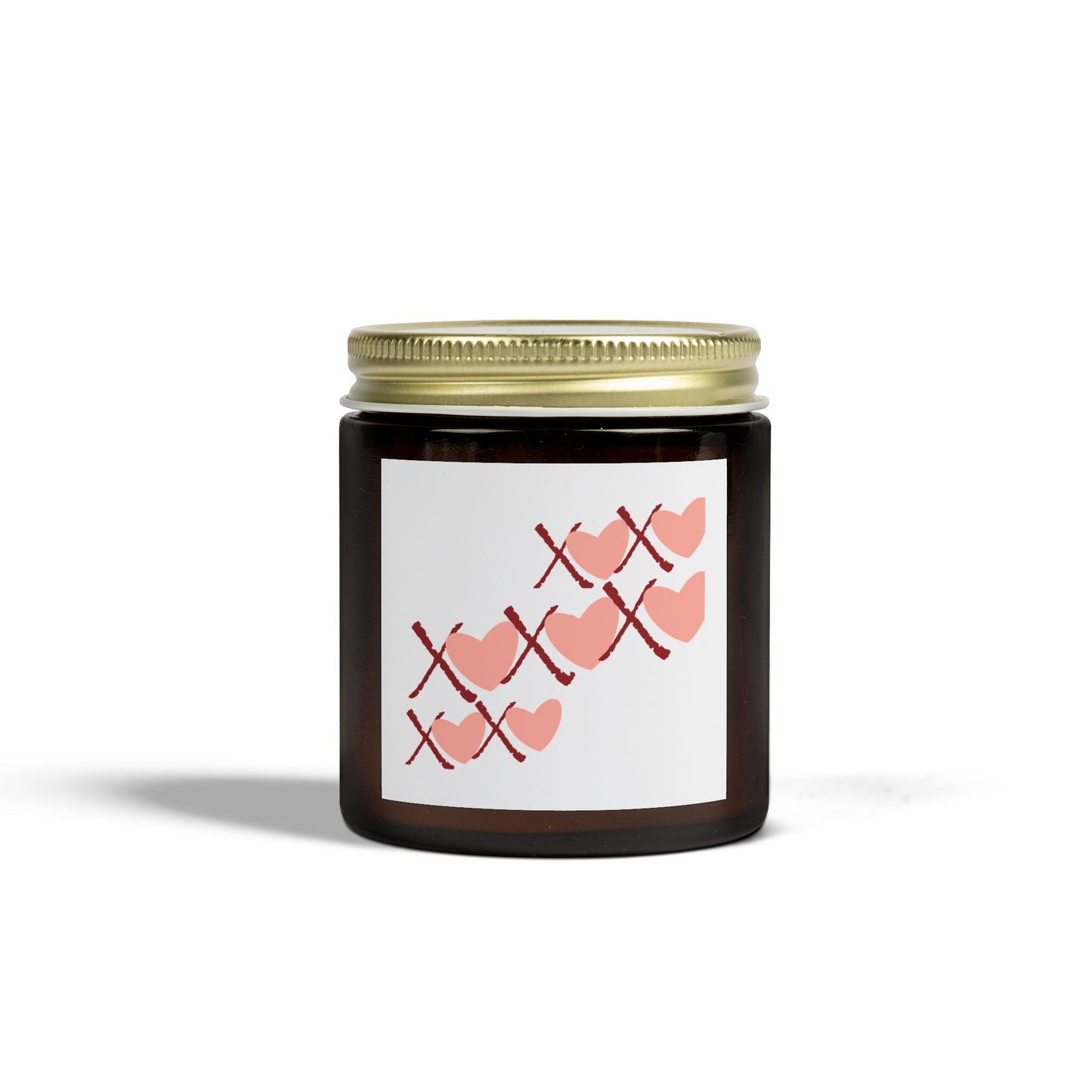 Romantic Heart Scented Candles - Coconut Apricot Wax
