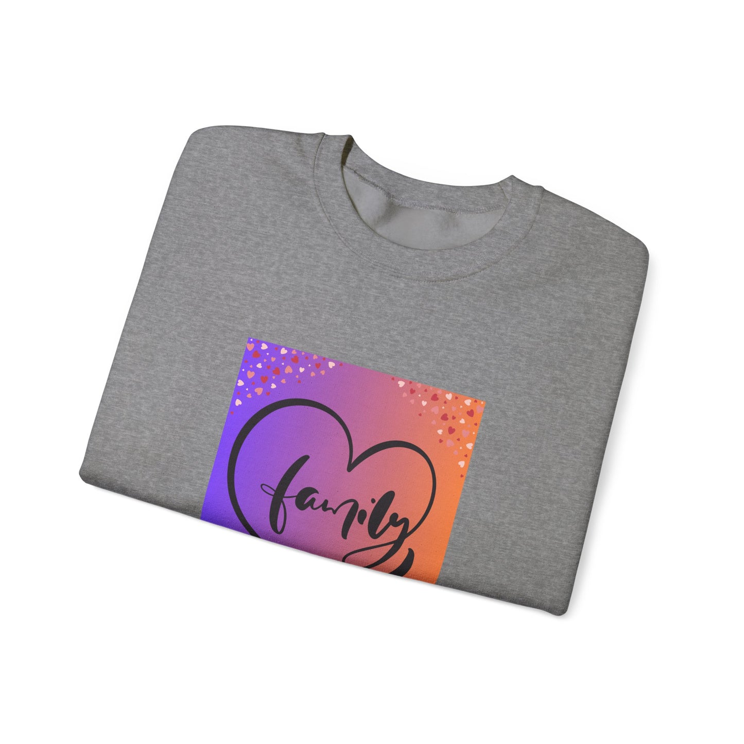 Family Love Crewneck Sweatshirt - Cozy Unisex Pullover for Family Gatherings and Celebrations