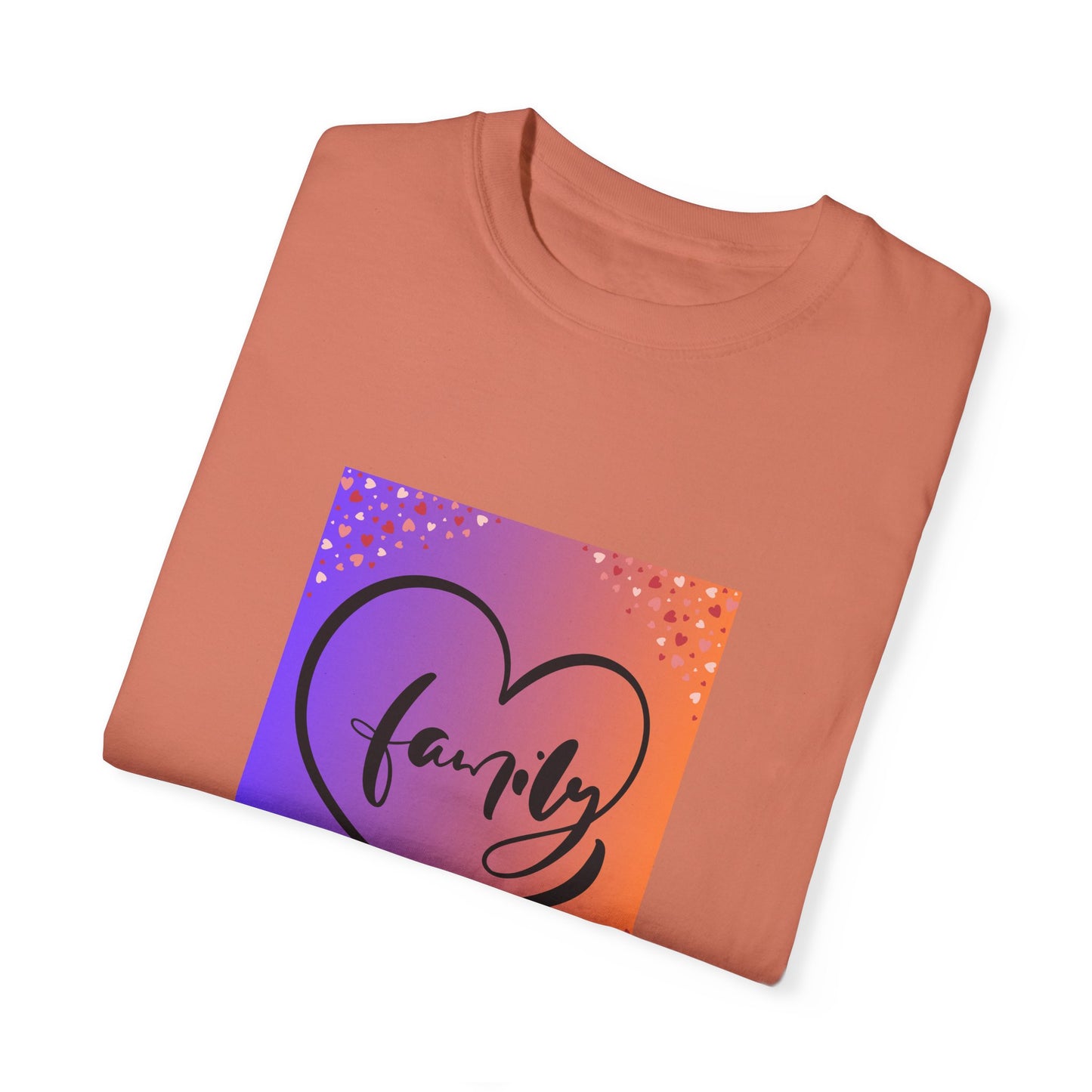 Family Love Unisex Garment-Dyed T-Shirt