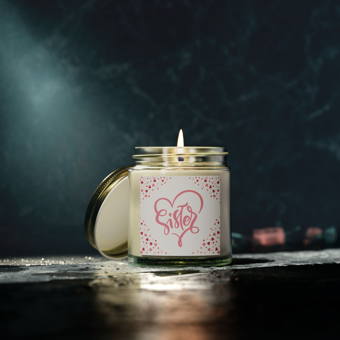 Sister Love Scented Candles - Coconut Apricot Wax (4oz & 9oz)
