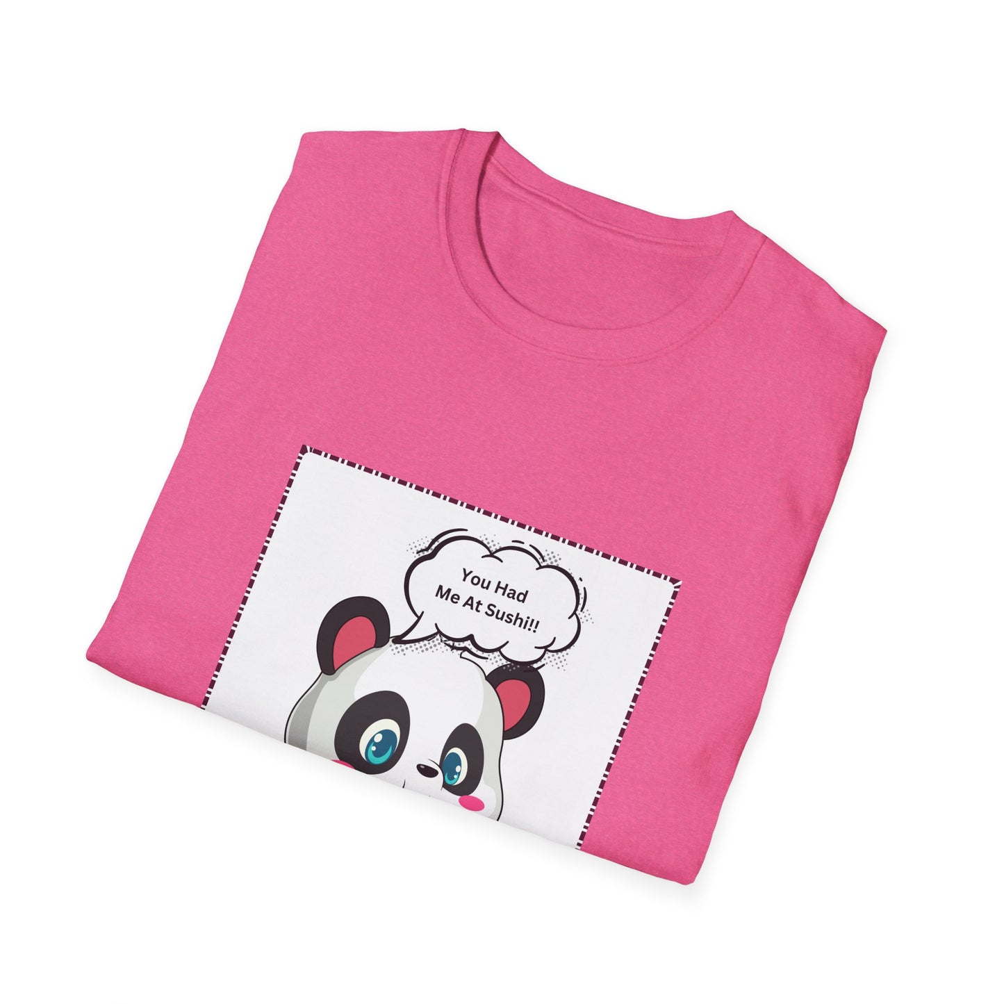 Sushi Lovers-Cute Panda Sushi Lover T-Shirt - Perfect for Foodies and Animal Lovers