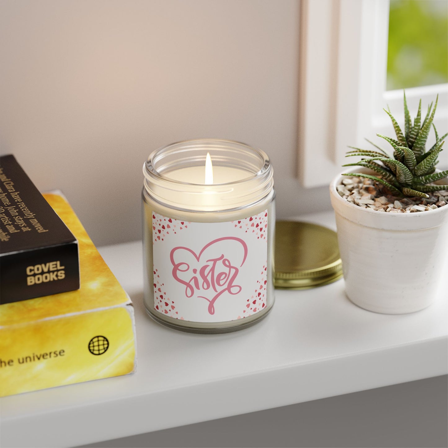 Sister Love Scented Candles - Coconut Apricot Wax (4oz & 9oz)