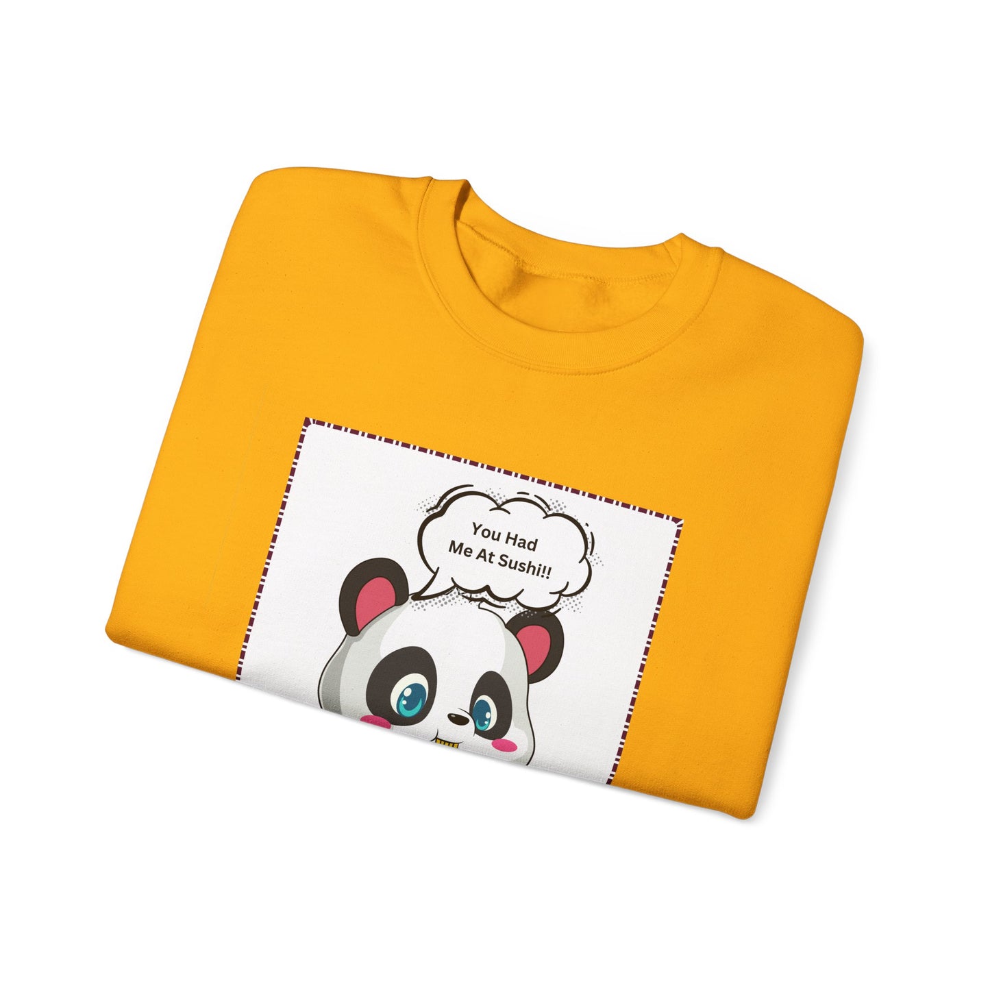 Sushi Lovers-Panda Sushi Lover Crewneck Sweatshirt - Unisex Heavy Blend™