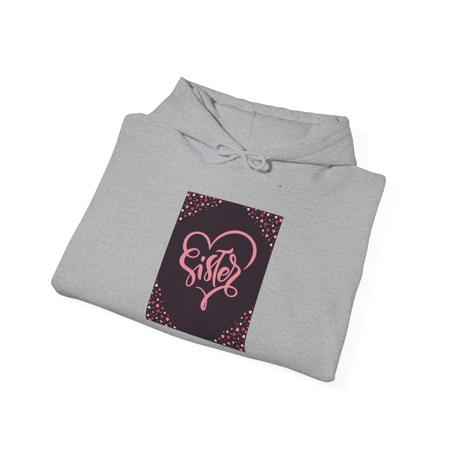 Sister Love Hooded Sweatshirt - Cozy Gift for Siblings