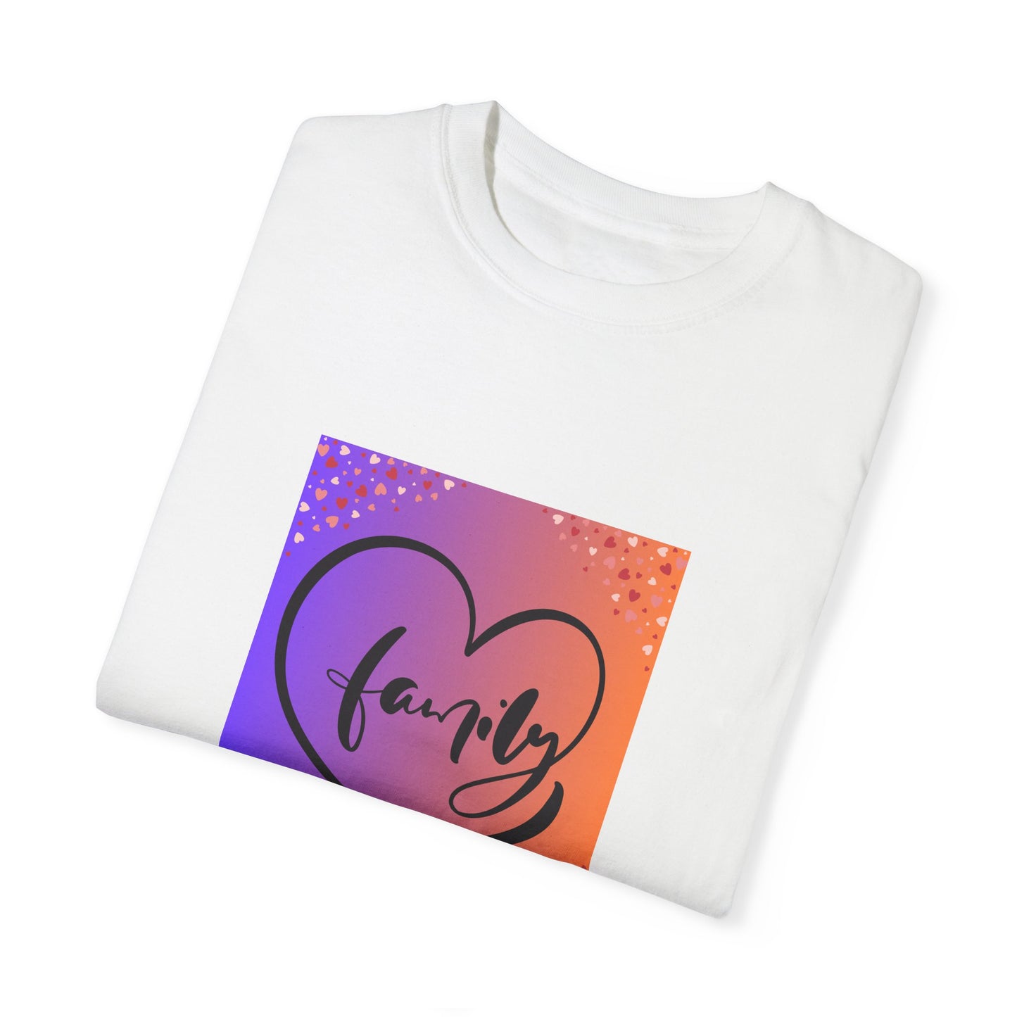 Family Love Unisex Garment-Dyed T-Shirt