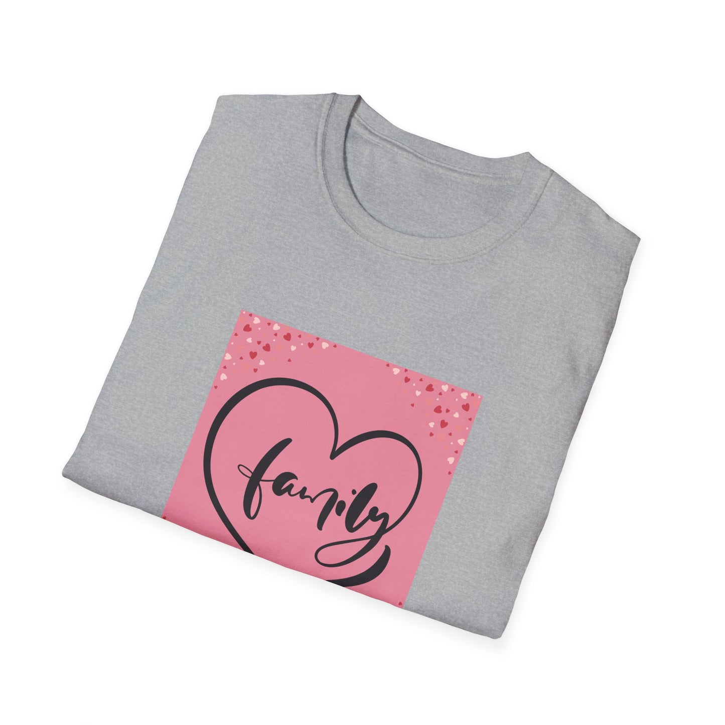 Family Love Unisex Softstyle T-Shirt - Perfect for Family Gatherings and Celebrations