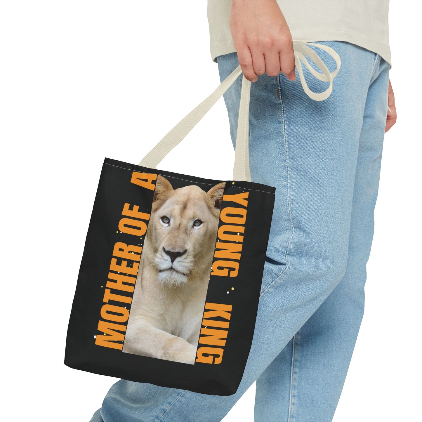 Mother of a Young KIng Tote Bag (AOP)