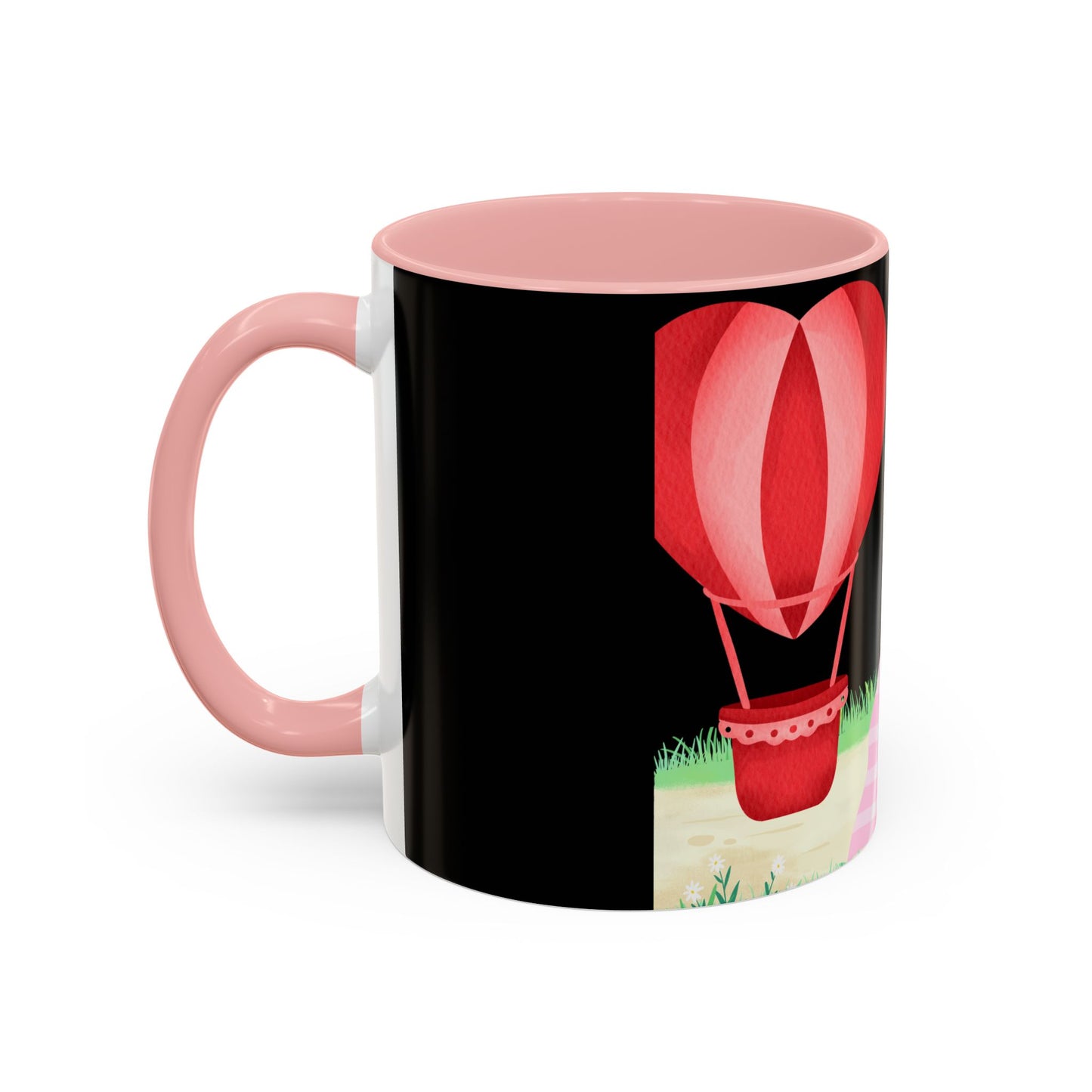 Love is in the Air Valentines Day -Accent Coffee Mug (11, 15oz)