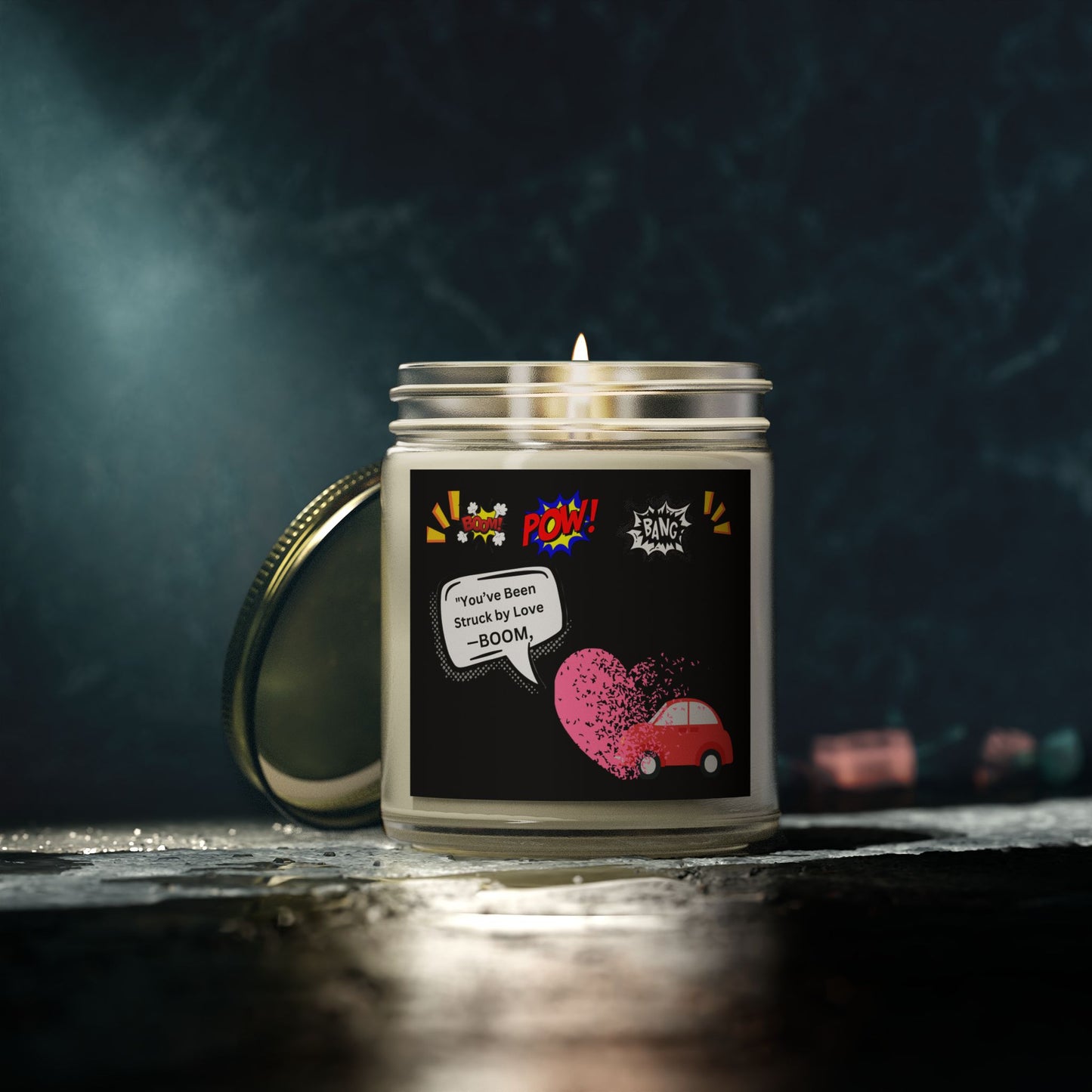 You been Struck by Love-Scented Candles, Coconut Apricot Wax (4oz, 9oz)