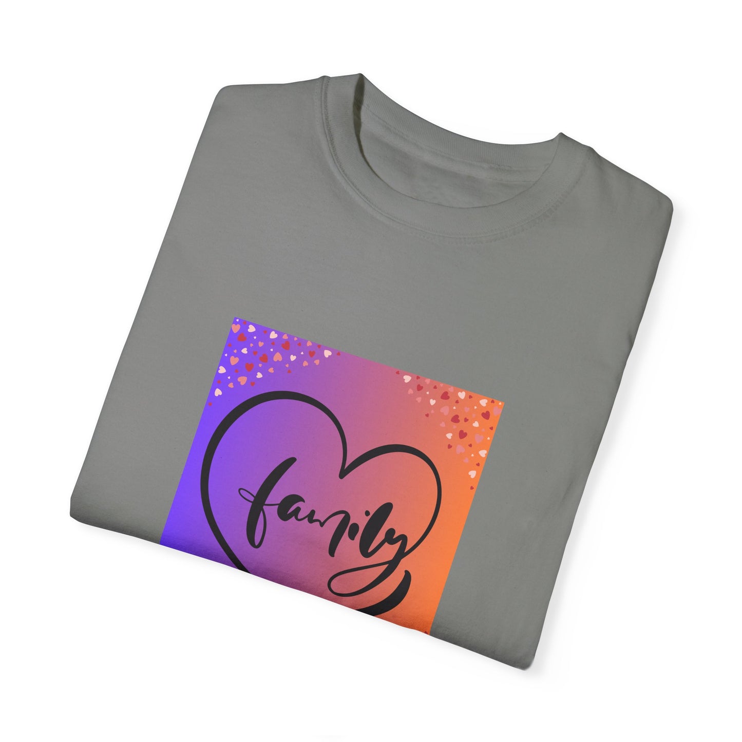 Family Love Unisex Garment-Dyed T-Shirt