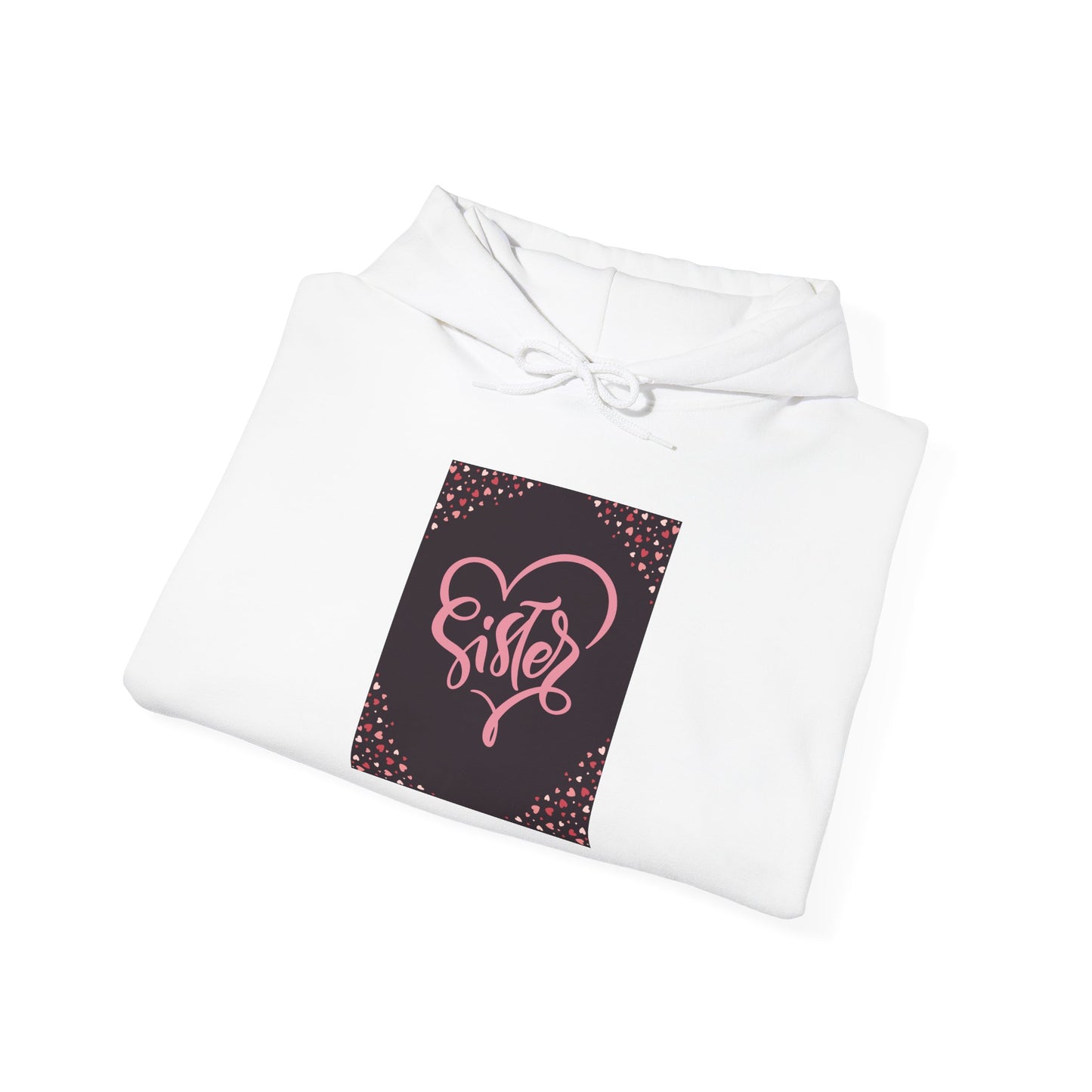 Sister Love Hooded Sweatshirt - Cozy Gift for Siblings