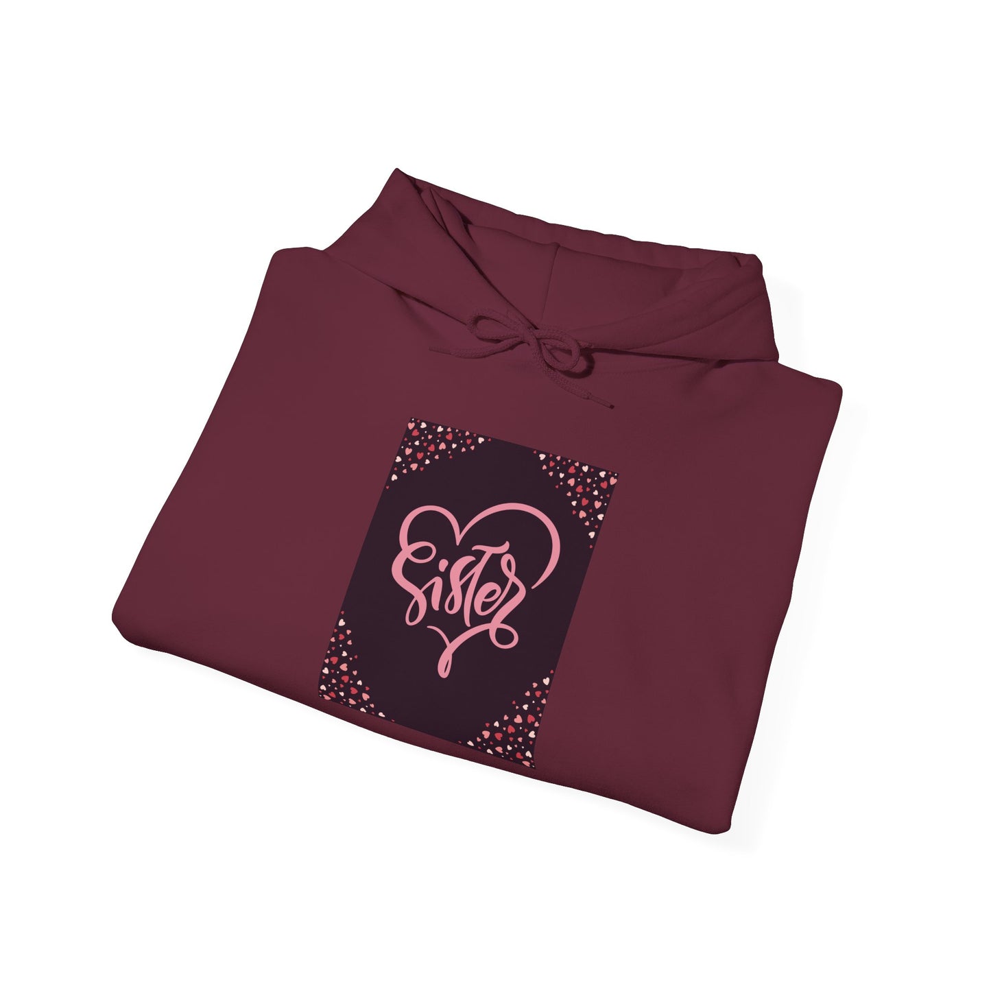 Sister Love Hooded Sweatshirt - Cozy Gift for Siblings