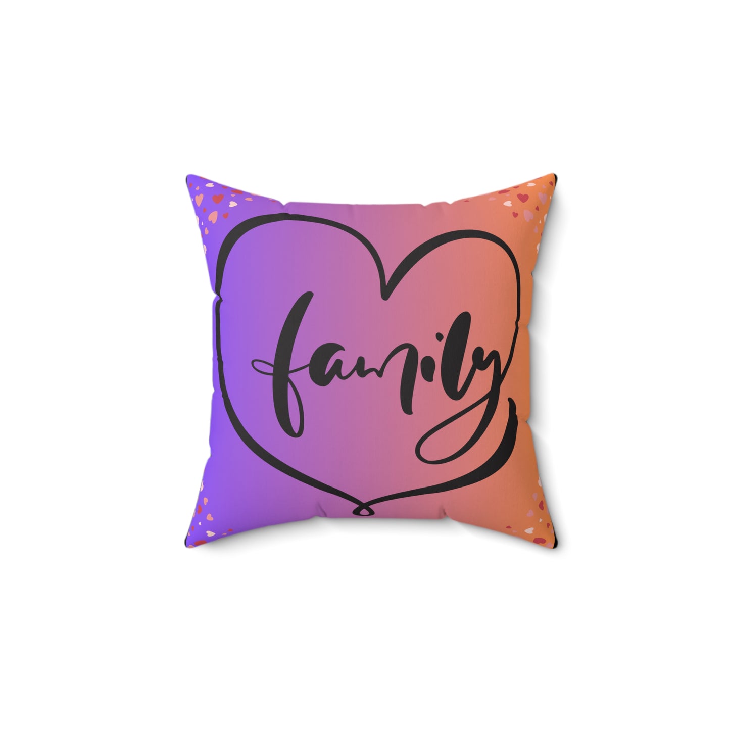 Family Love Decorative Pillow - Cozy Home Accent