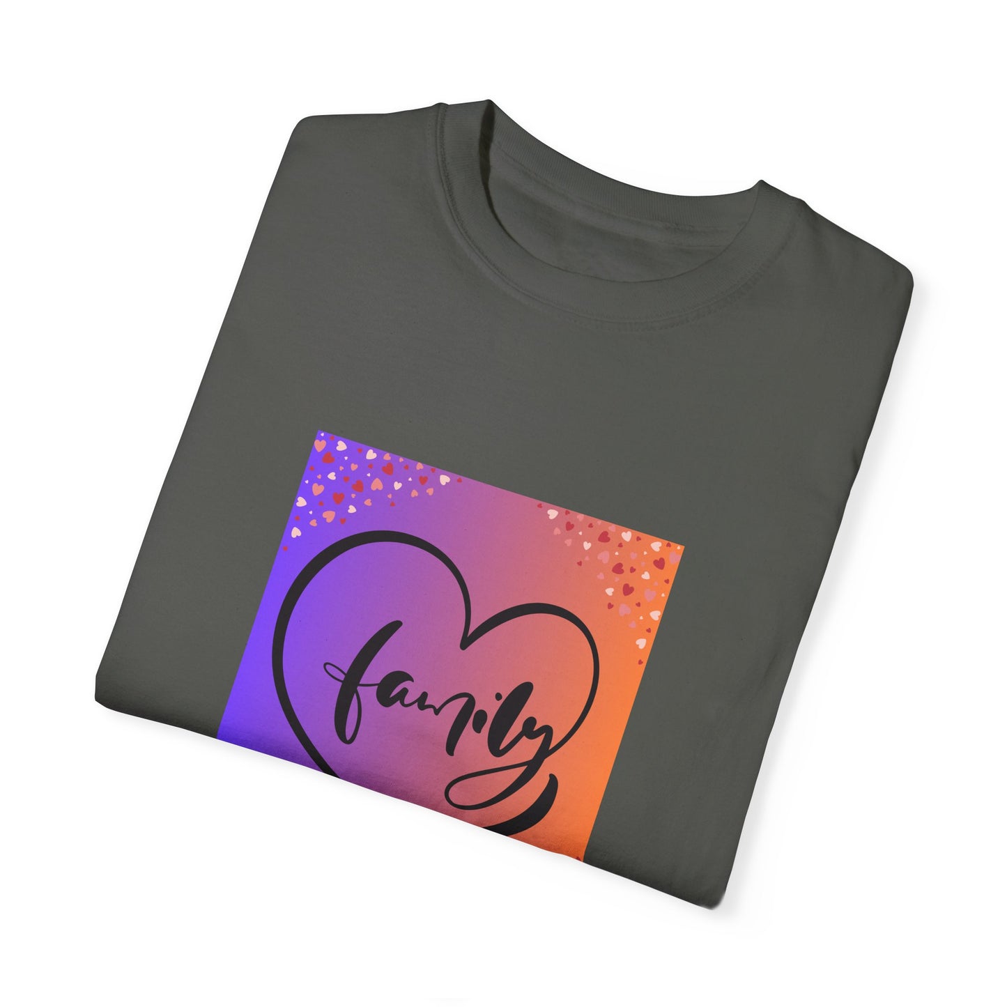 Family Love Unisex Garment-Dyed T-Shirt