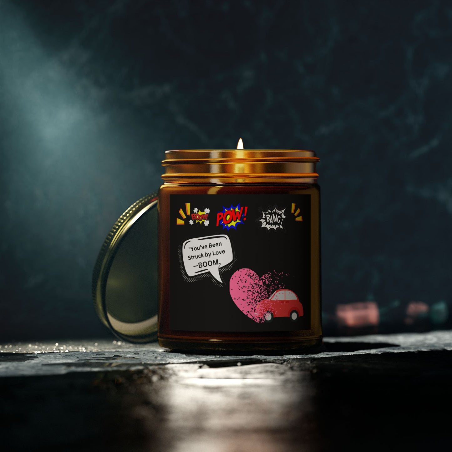 You been Struck by Love-Scented Candles, Coconut Apricot Wax (4oz, 9oz)