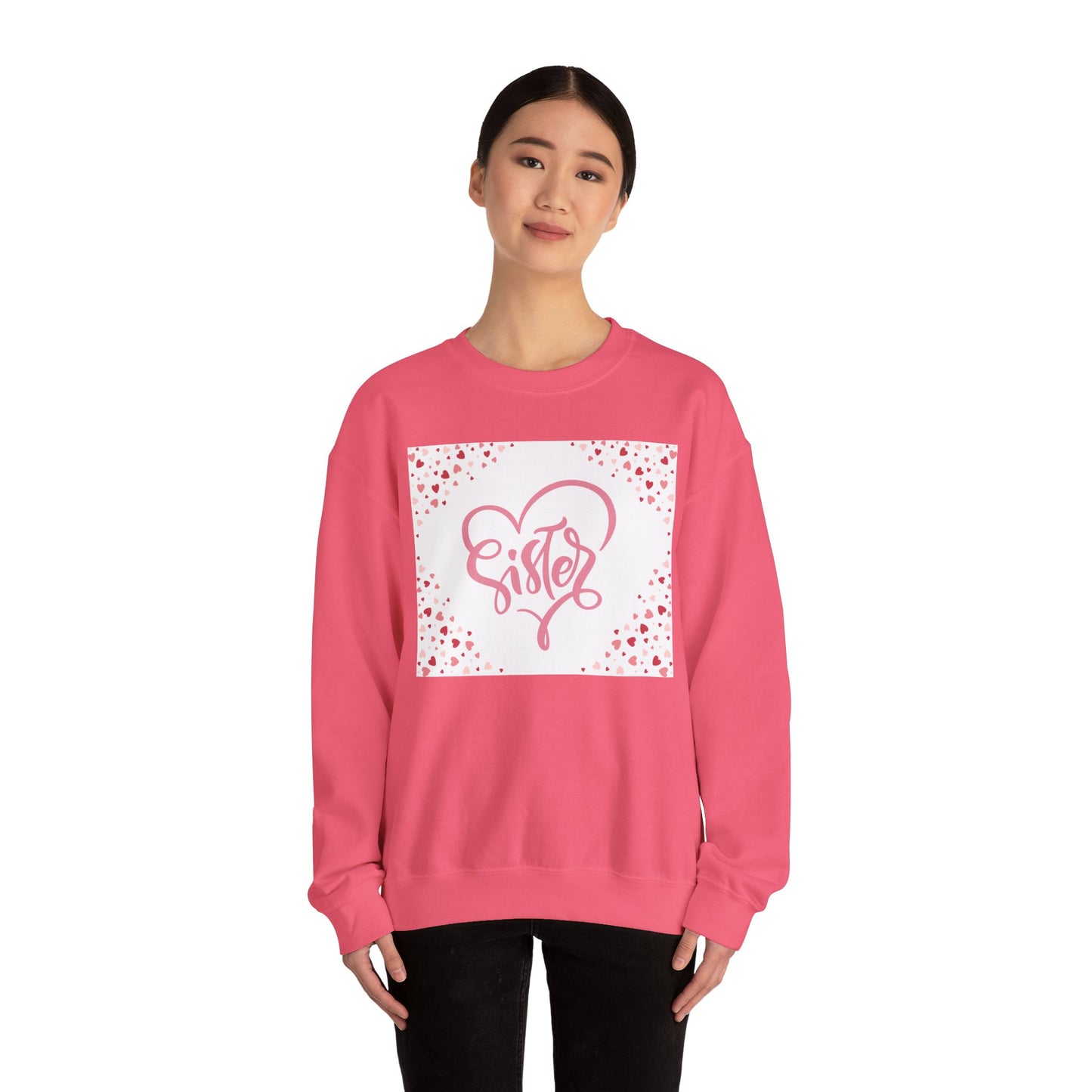 Sister Love Crewneck Sweatshirt - Cozy Gift for Sisters