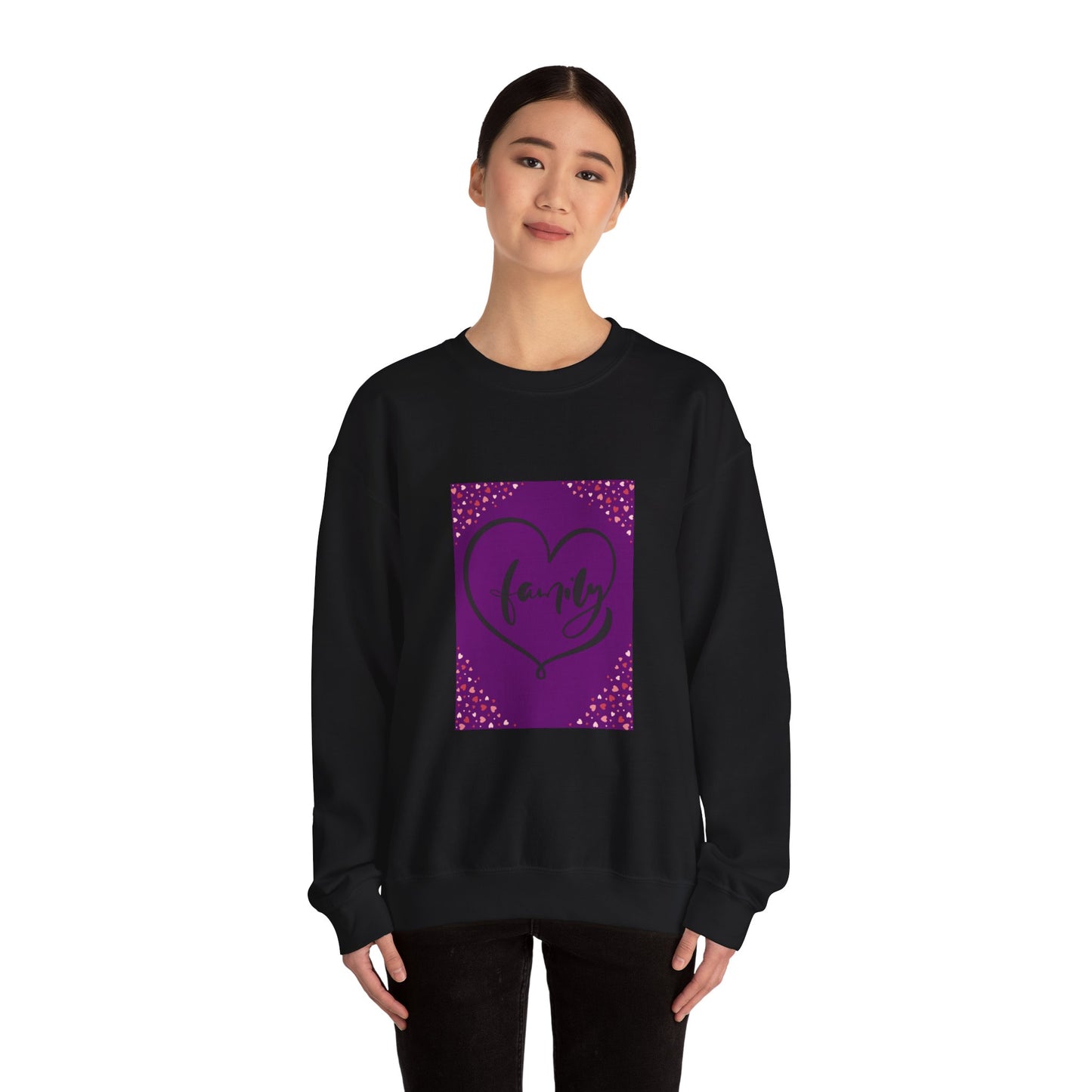 Family Love Unisex Crewneck Sweatshirt - Cozy Gift for Family Gatherings