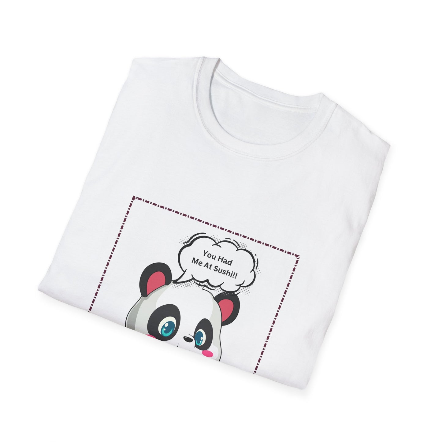Sushi Lovers-Cute Panda Sushi Lover T-Shirt - Perfect for Foodies and Animal Lovers