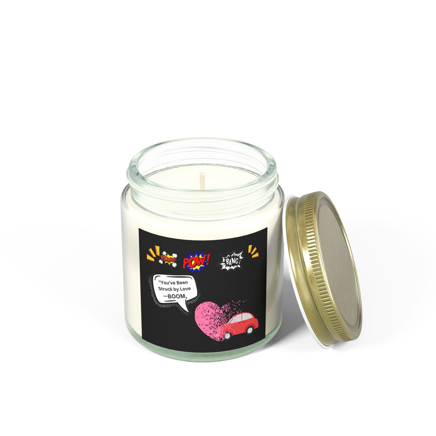You been Struck by Love-Scented Candles, Coconut Apricot Wax (4oz, 9oz)