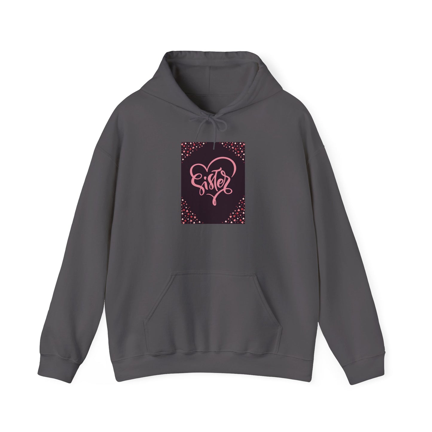 Sister Love Hooded Sweatshirt - Cozy Gift for Siblings