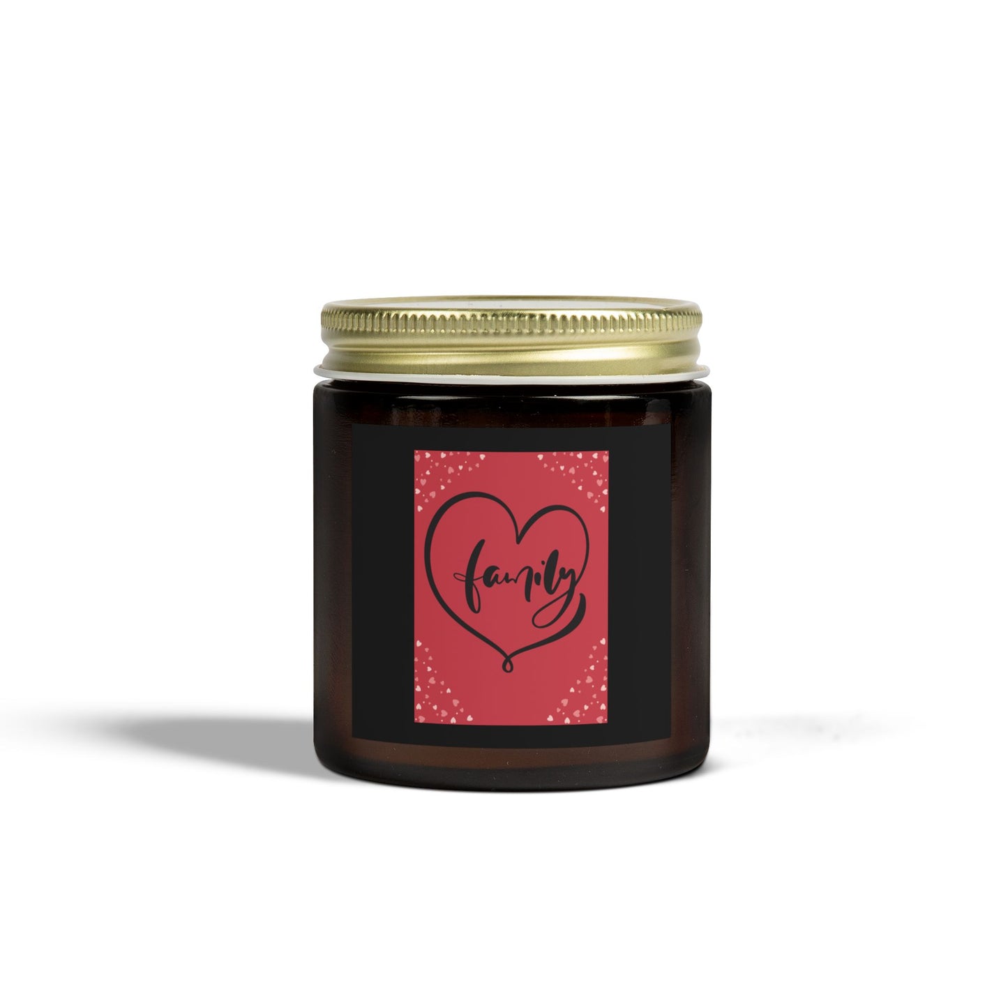 Family Scented Candle - Coconut Apricot Wax (4oz, 9oz) - Warm Home Ambiance