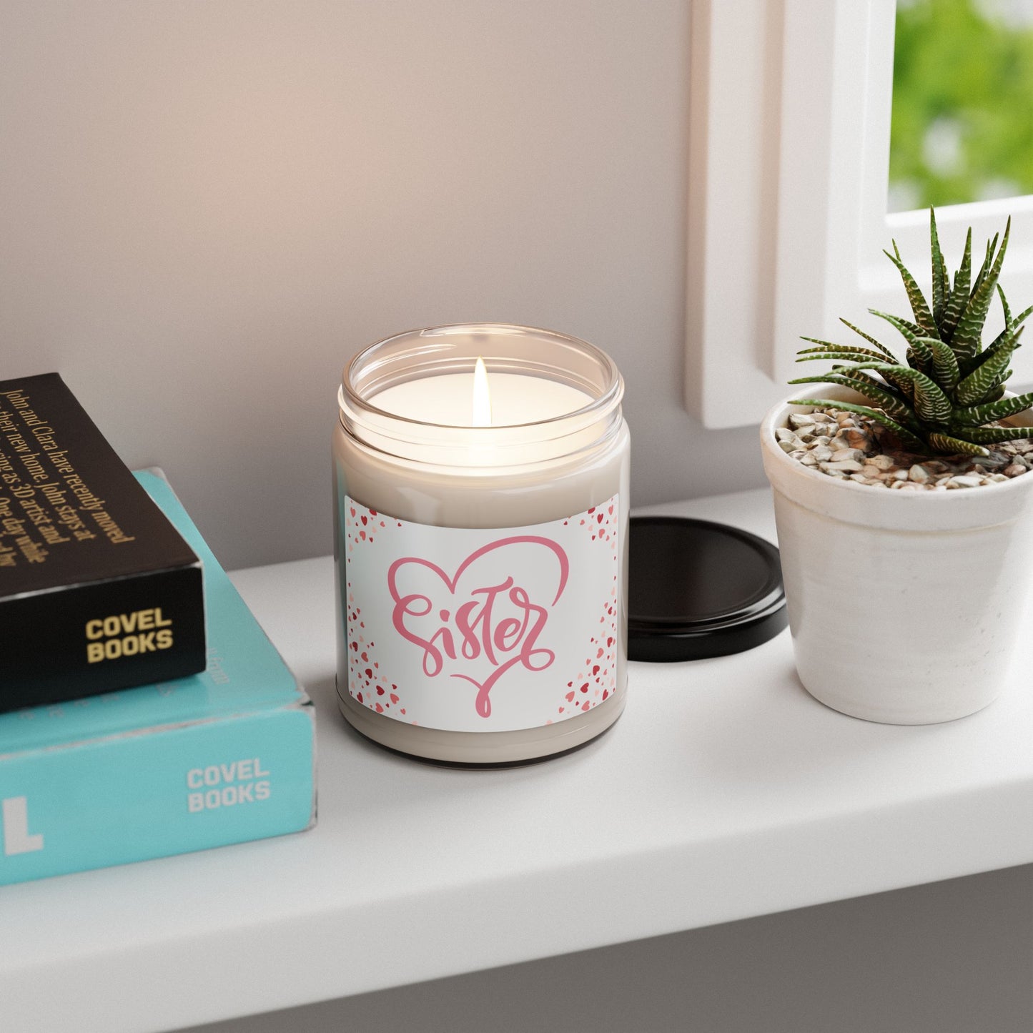 Sister Love-Scented Soy Candle, 9oz