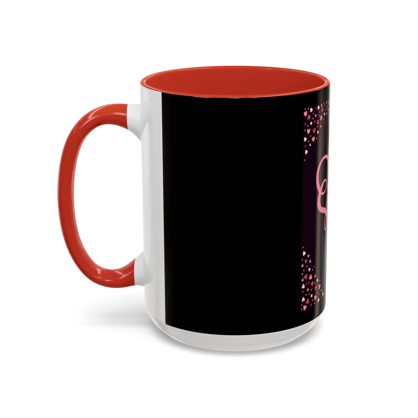 Sister Love Accent Coffee Mug - 11oz & 15oz Happy Heart Design for Gift Giving