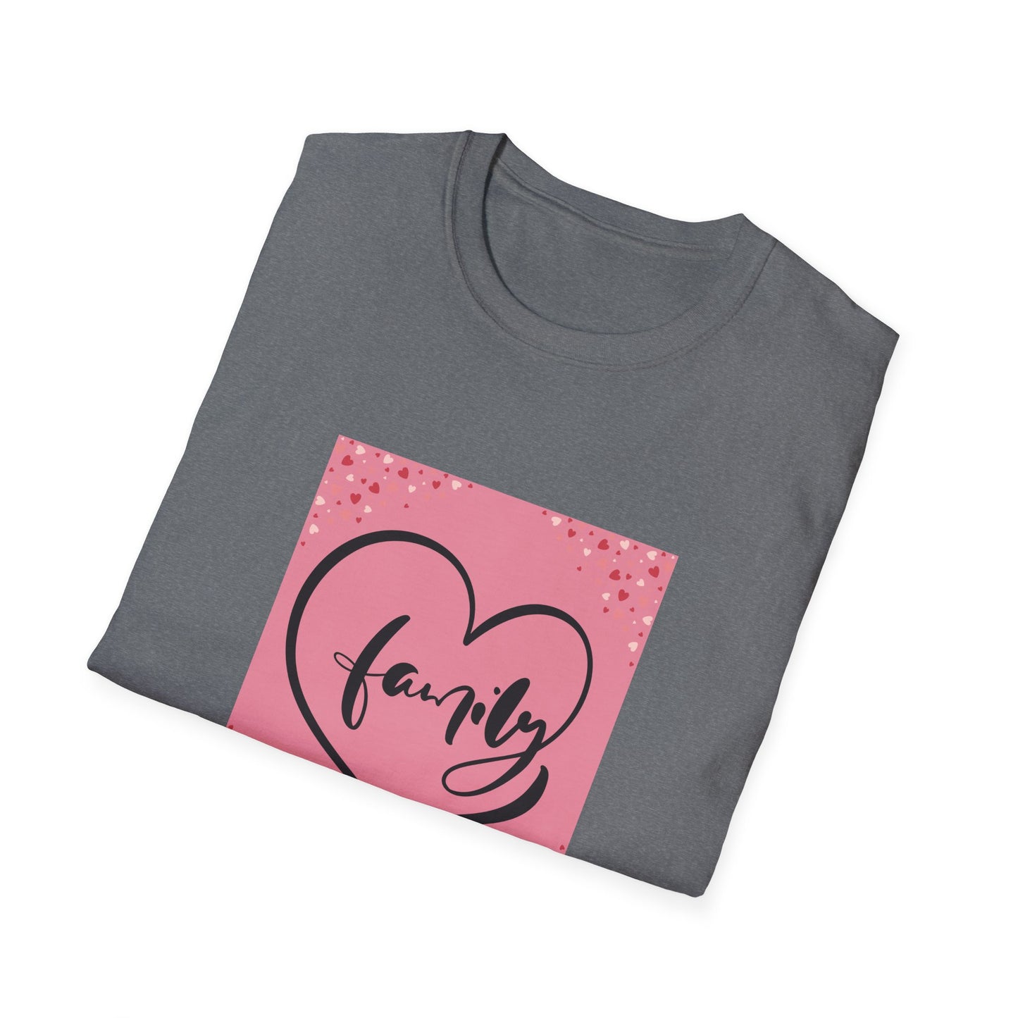 Family Love Unisex Softstyle T-Shirt - Perfect for Family Gatherings and Celebrations
