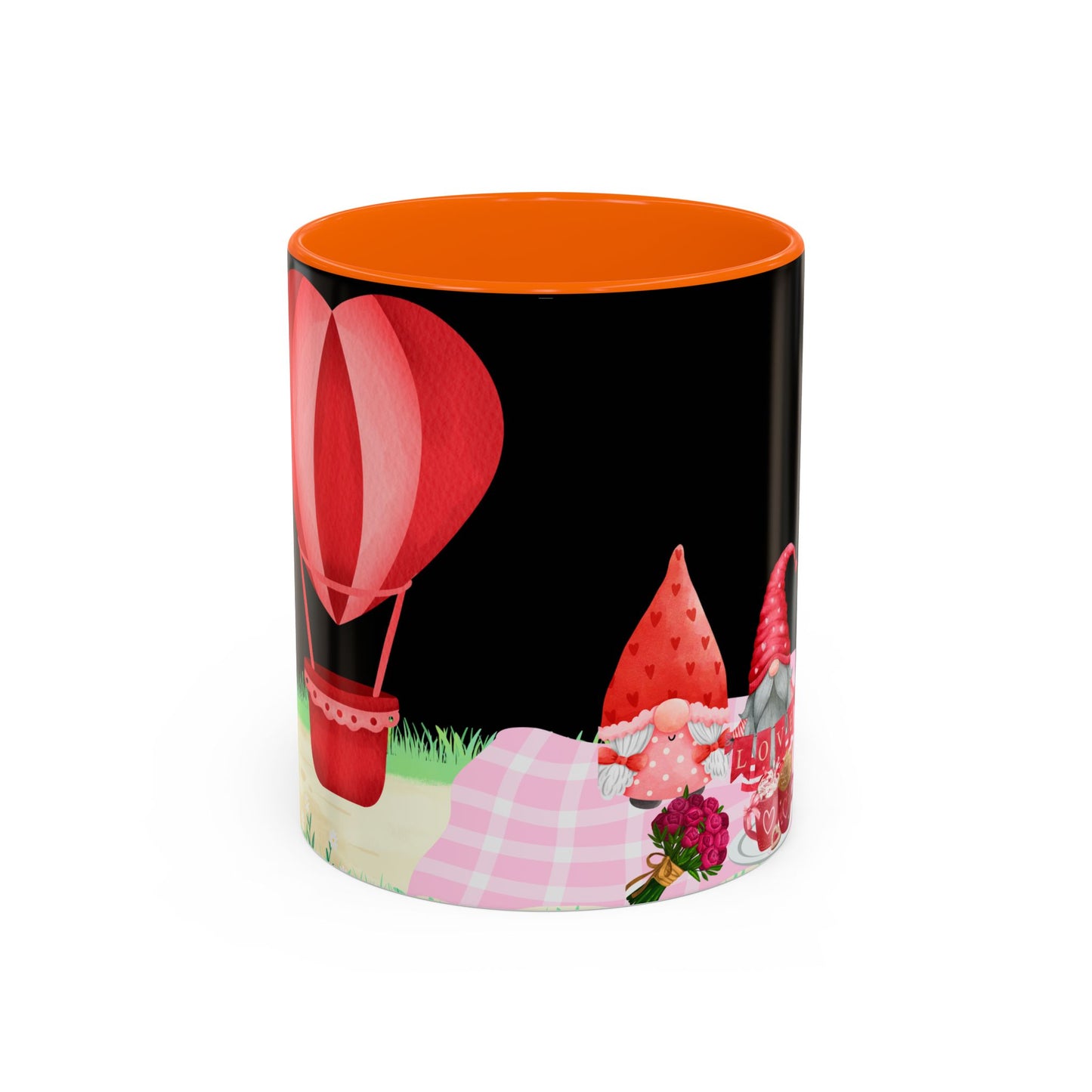 Love is in the Air Valentines Day -Accent Coffee Mug (11, 15oz)
