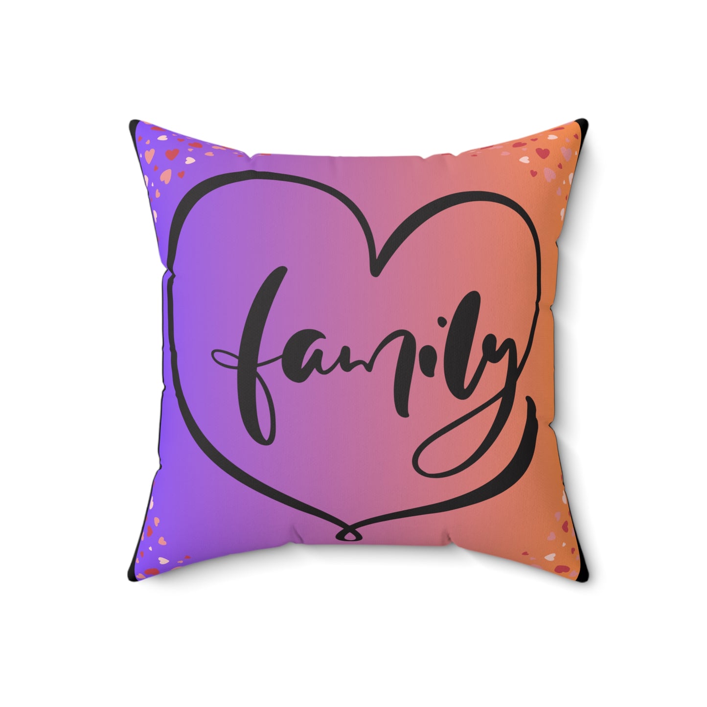 Family Love Decorative Pillow - Cozy Home Accent