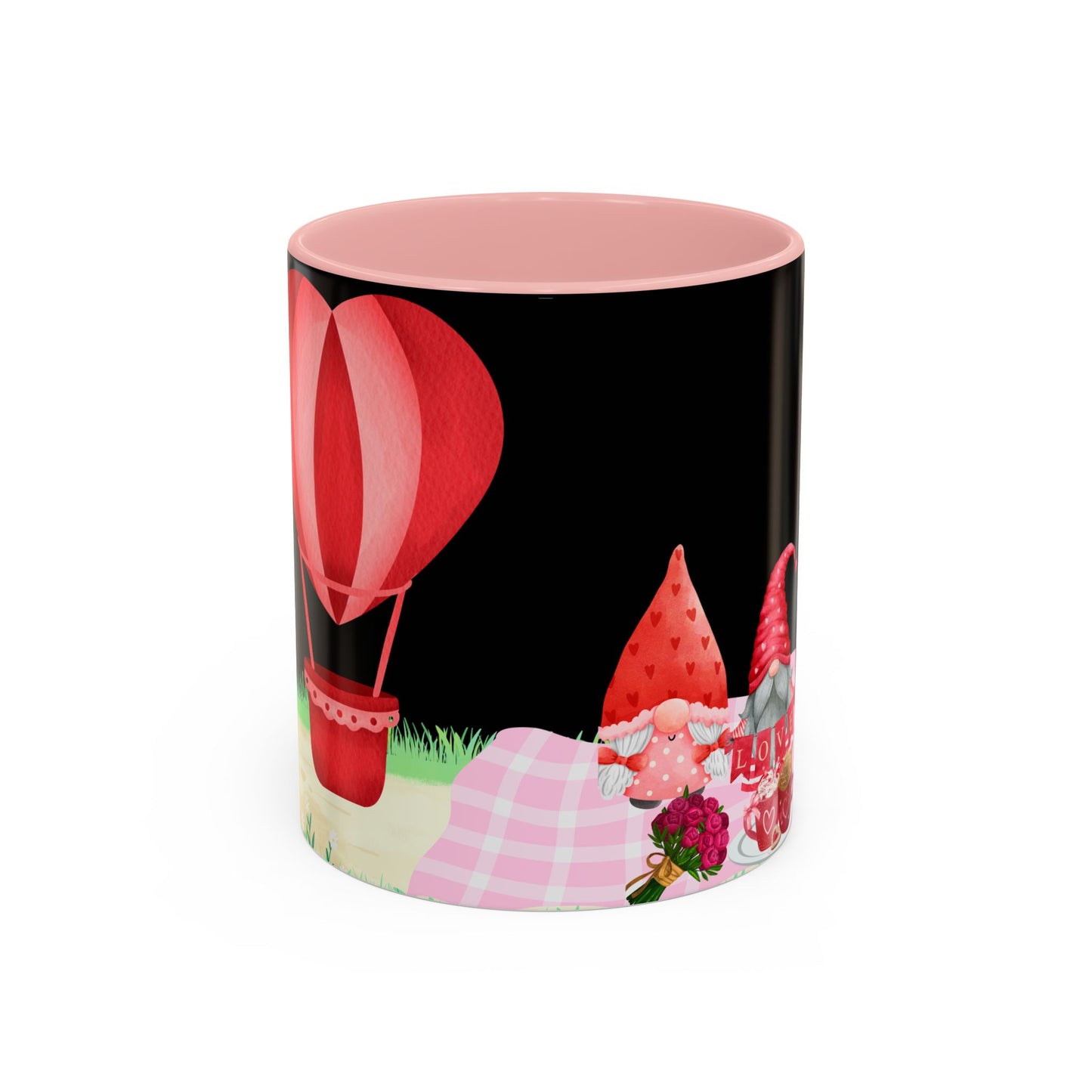 Love is in the Air Valentines Day -Accent Coffee Mug (11, 15oz)