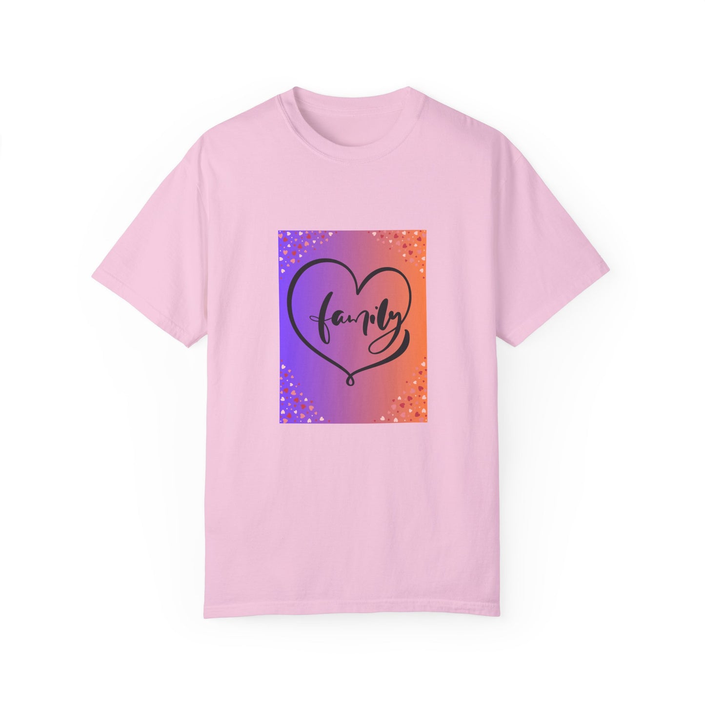 Family Love Unisex Garment-Dyed T-Shirt