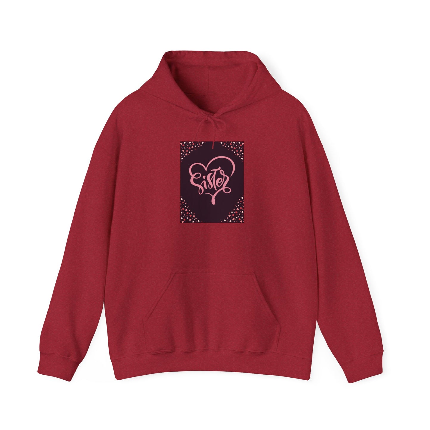 Sister Love Hooded Sweatshirt - Cozy Gift for Siblings