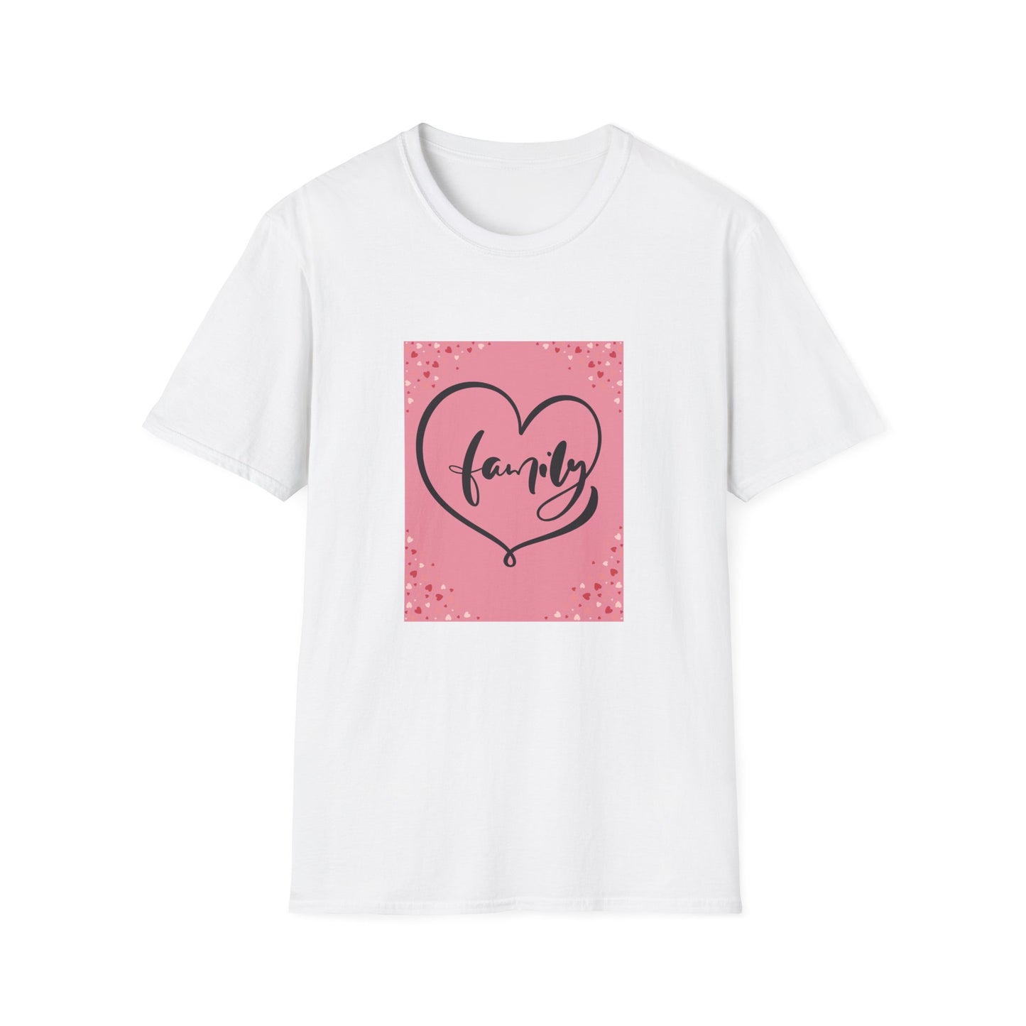 Family Love Unisex Softstyle T-Shirt - Perfect for Family Gatherings and Celebrations
