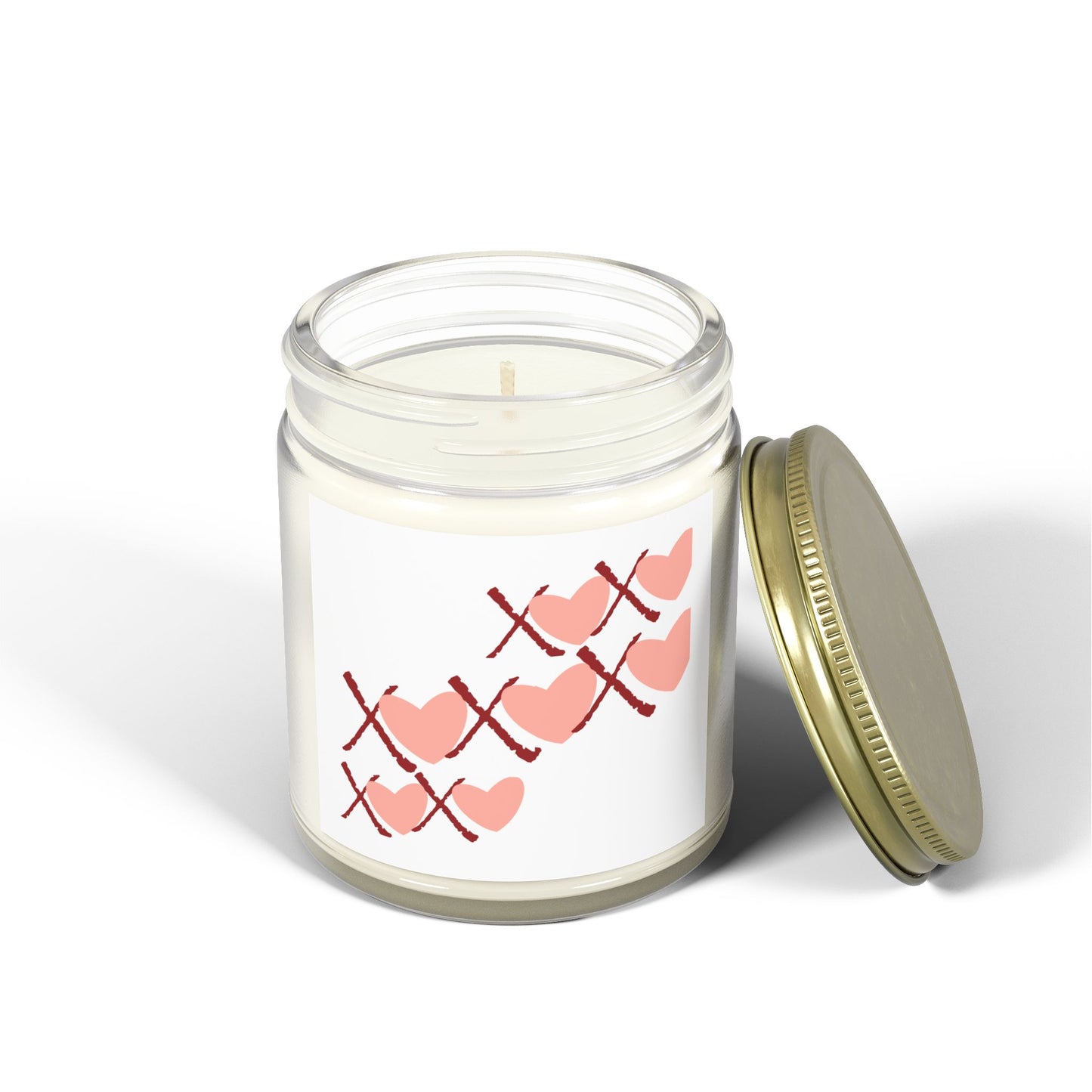 Romantic Heart Scented Candles - Coconut Apricot Wax