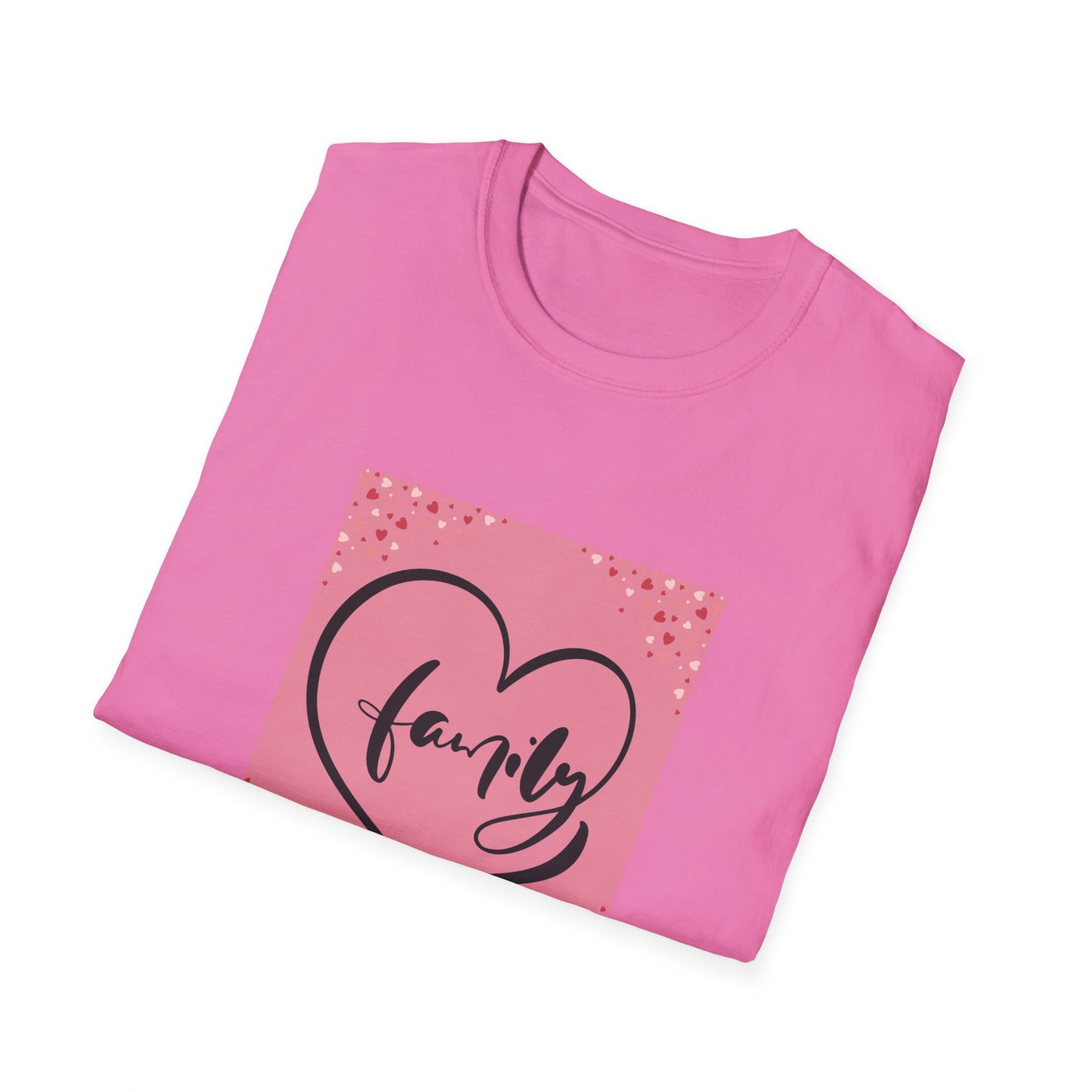 Family Love Unisex Softstyle T-Shirt - Perfect for Family Gatherings and Celebrations