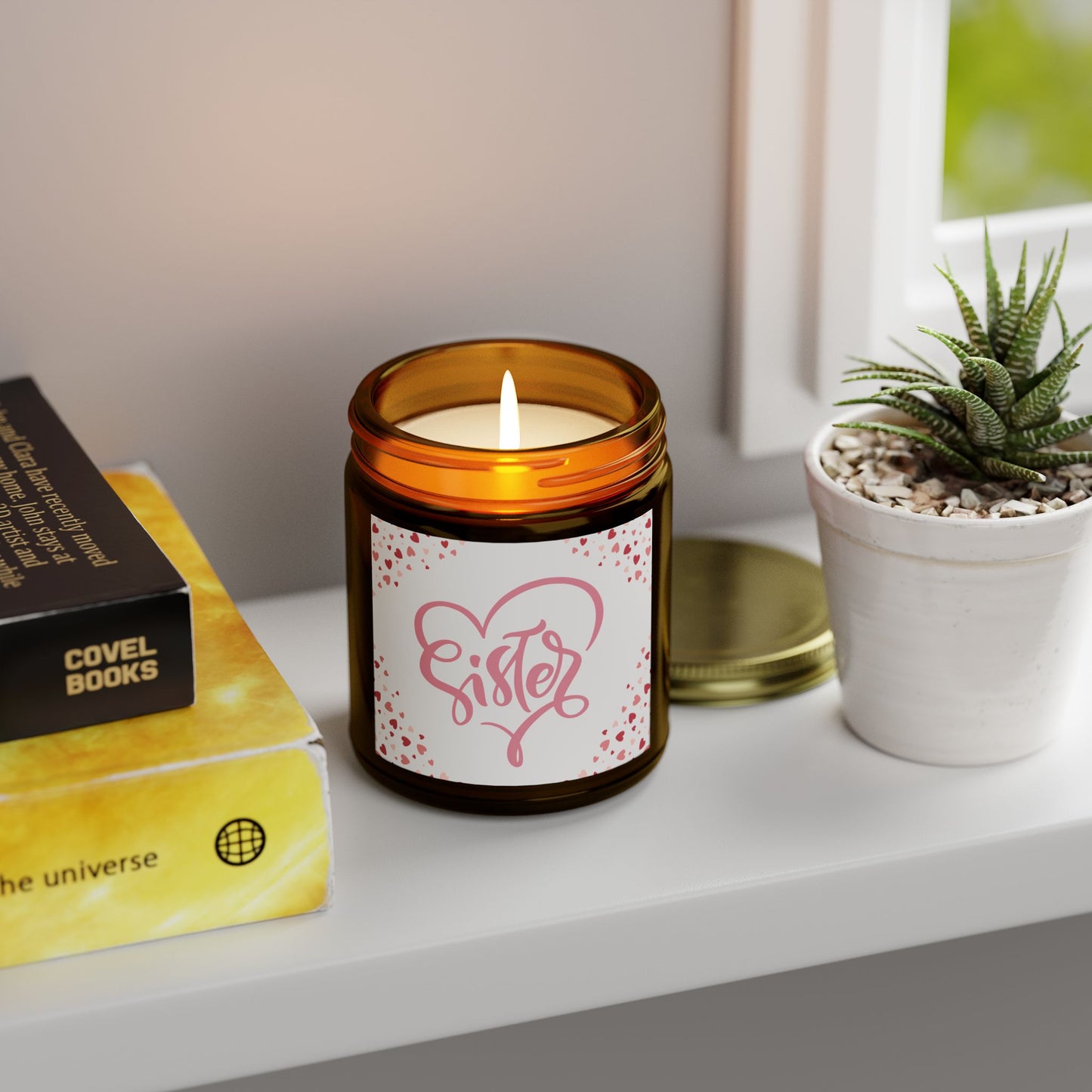 Sister Love Scented Candles - Coconut Apricot Wax (4oz & 9oz)