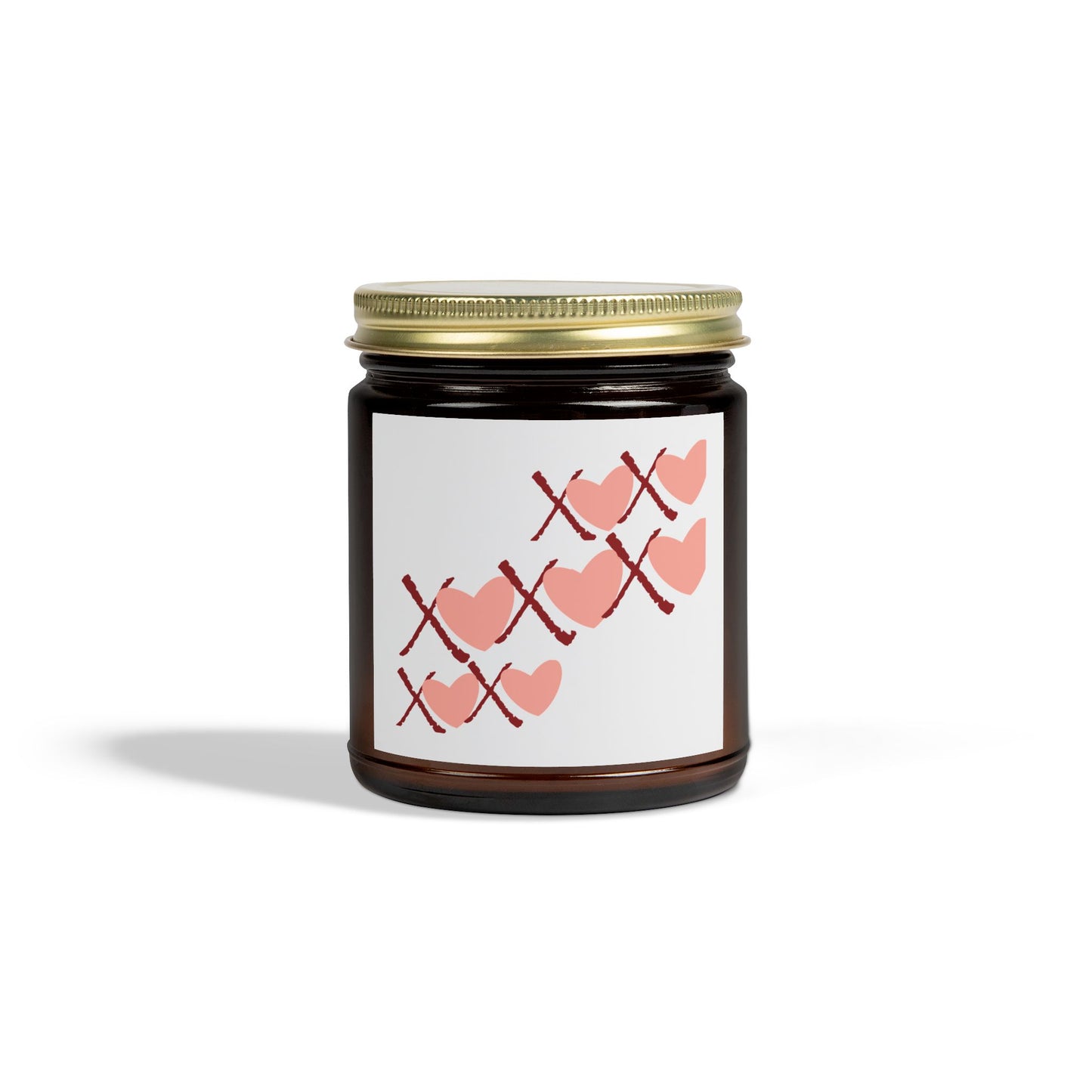 Romantic Heart Scented Candles - Coconut Apricot Wax