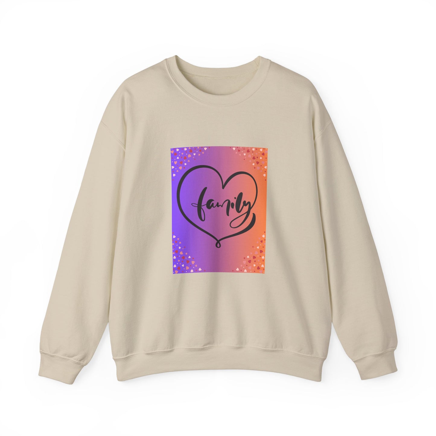 Family Love Crewneck Sweatshirt - Cozy Unisex Pullover for Family Gatherings and Celebrations