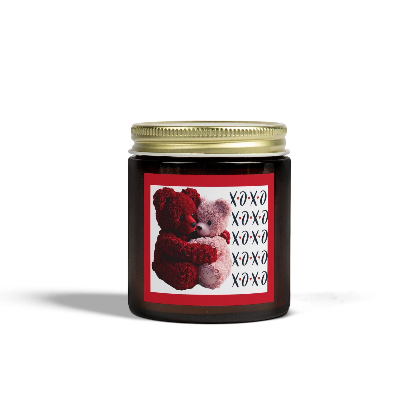 Love you Beary much XOXO-Scented Candles, Coconut Apricot Wax (4oz, 9oz)