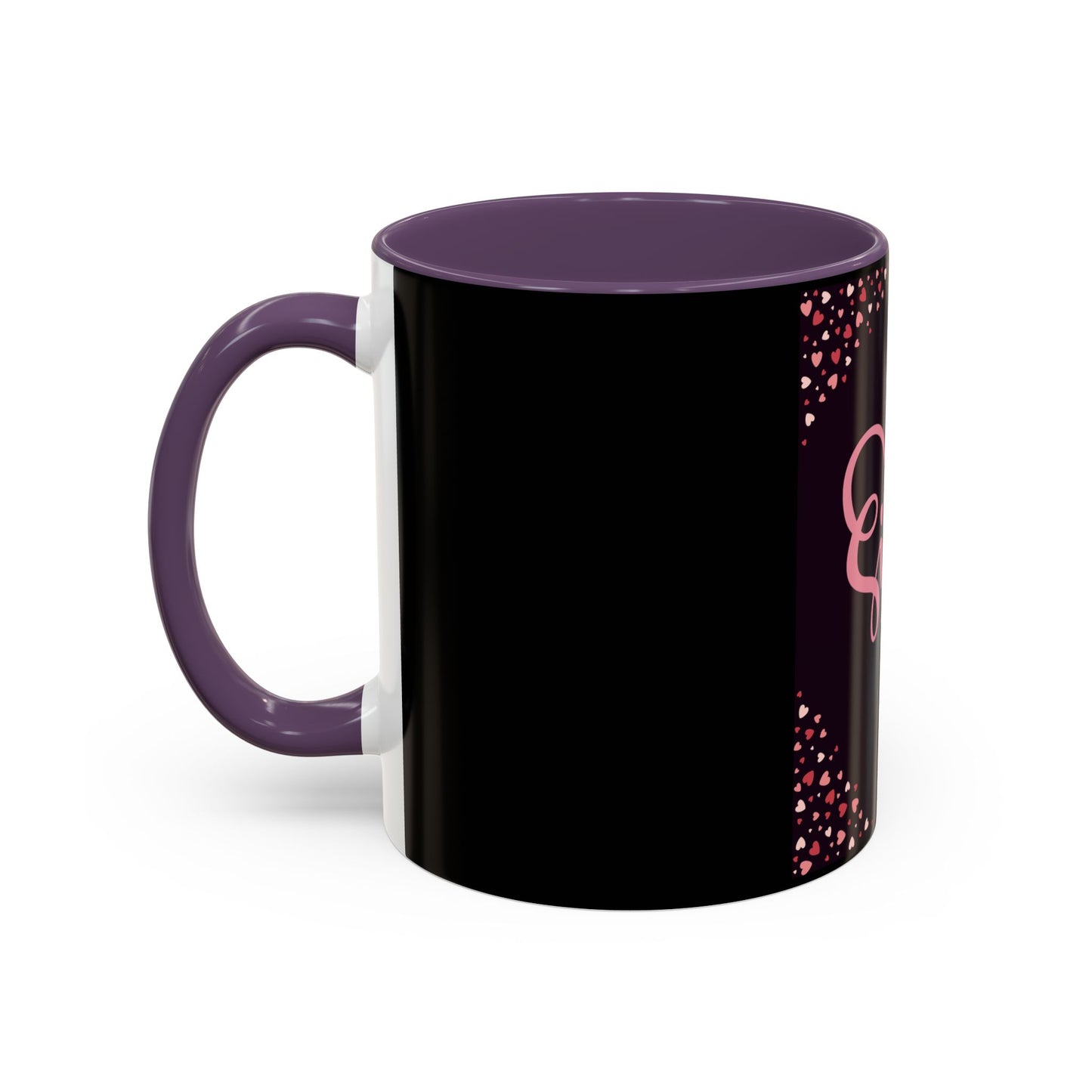 Sister Love Accent Coffee Mug - 11oz & 15oz Happy Heart Design for Gift Giving